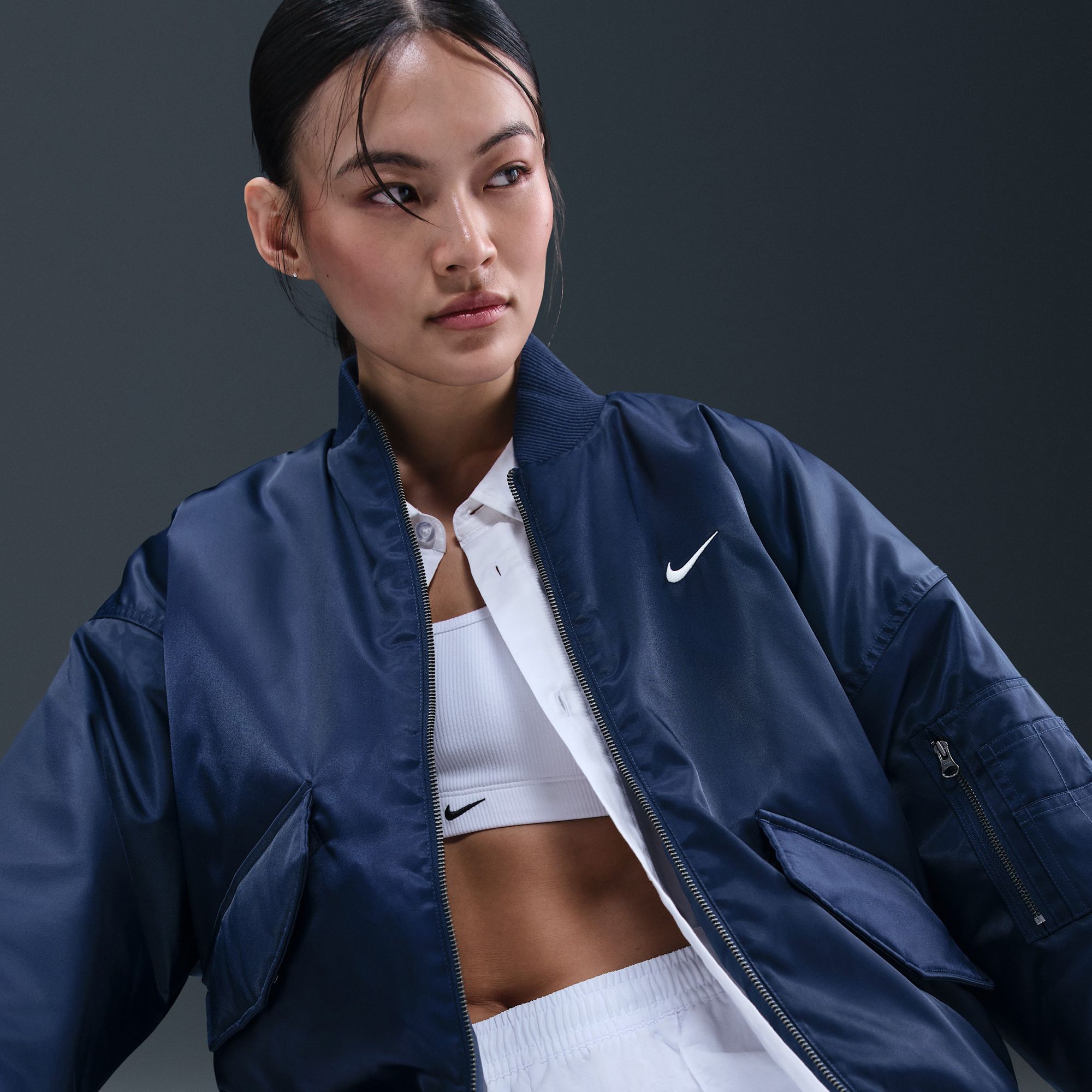 Nike Women's Sportswear Therma-FIT Reversible Bomber Jacket product image