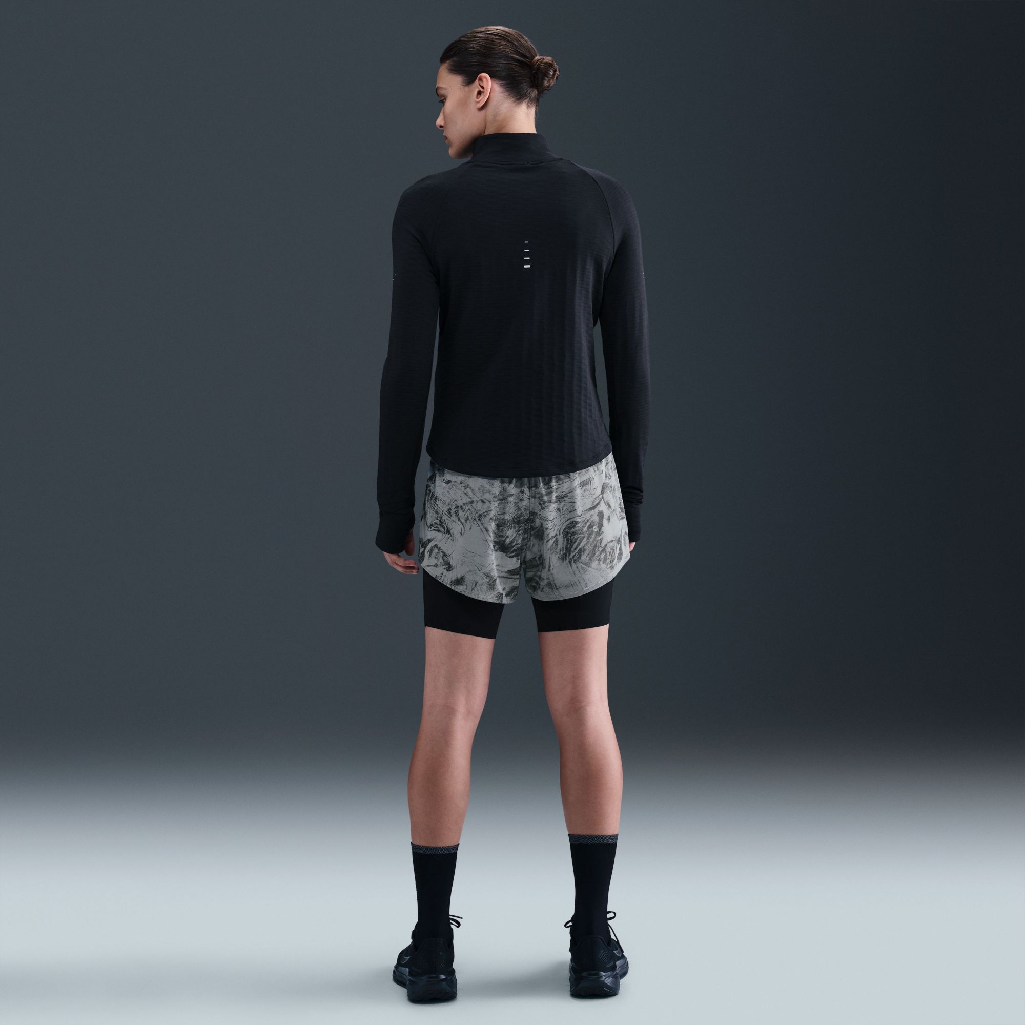 Nike Women's Swift Mid-Rise 2-in-1 Running Shorts with Reflective Accents product image