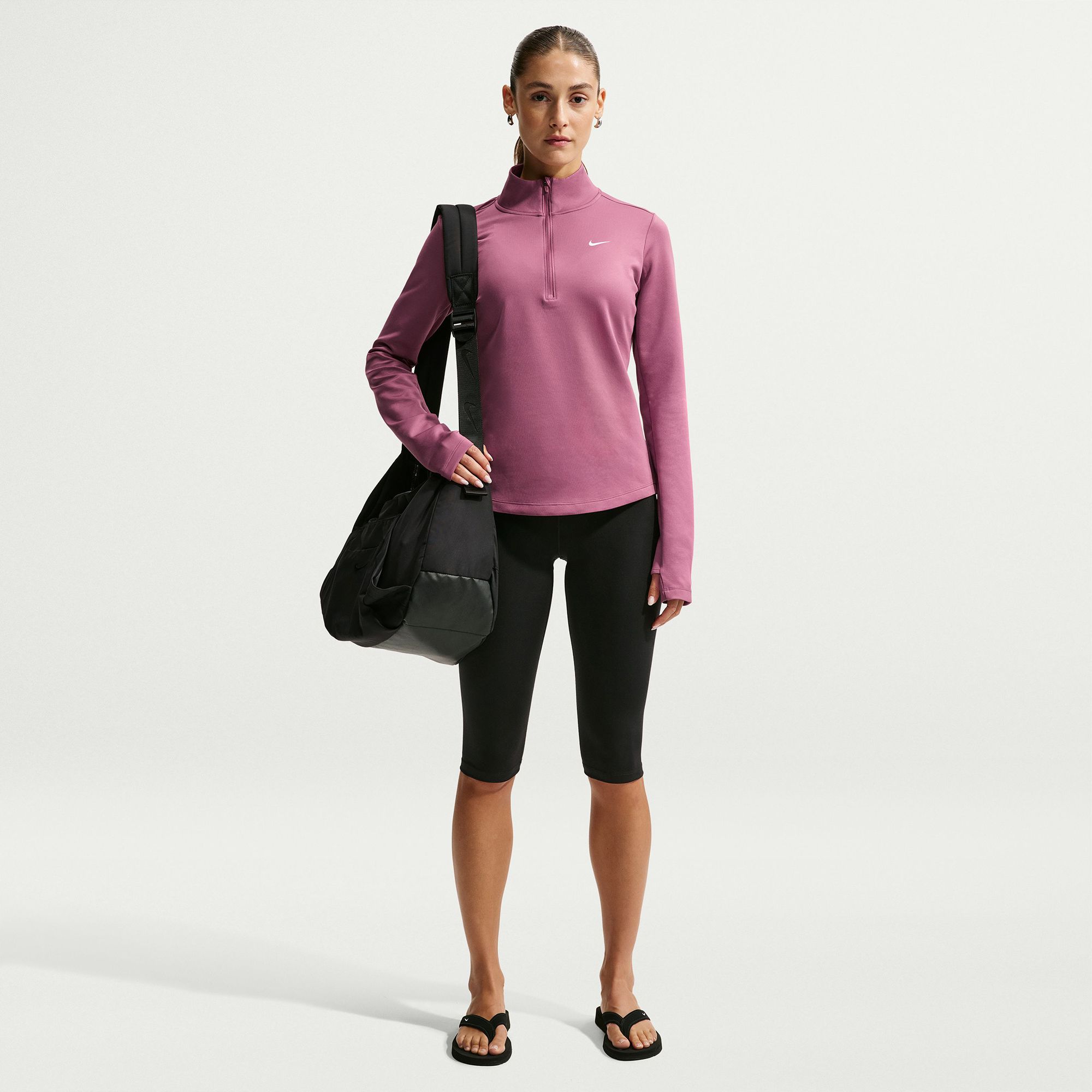 Nike Women's One Therma-FIT 1/2-Zip Mid Layer product image