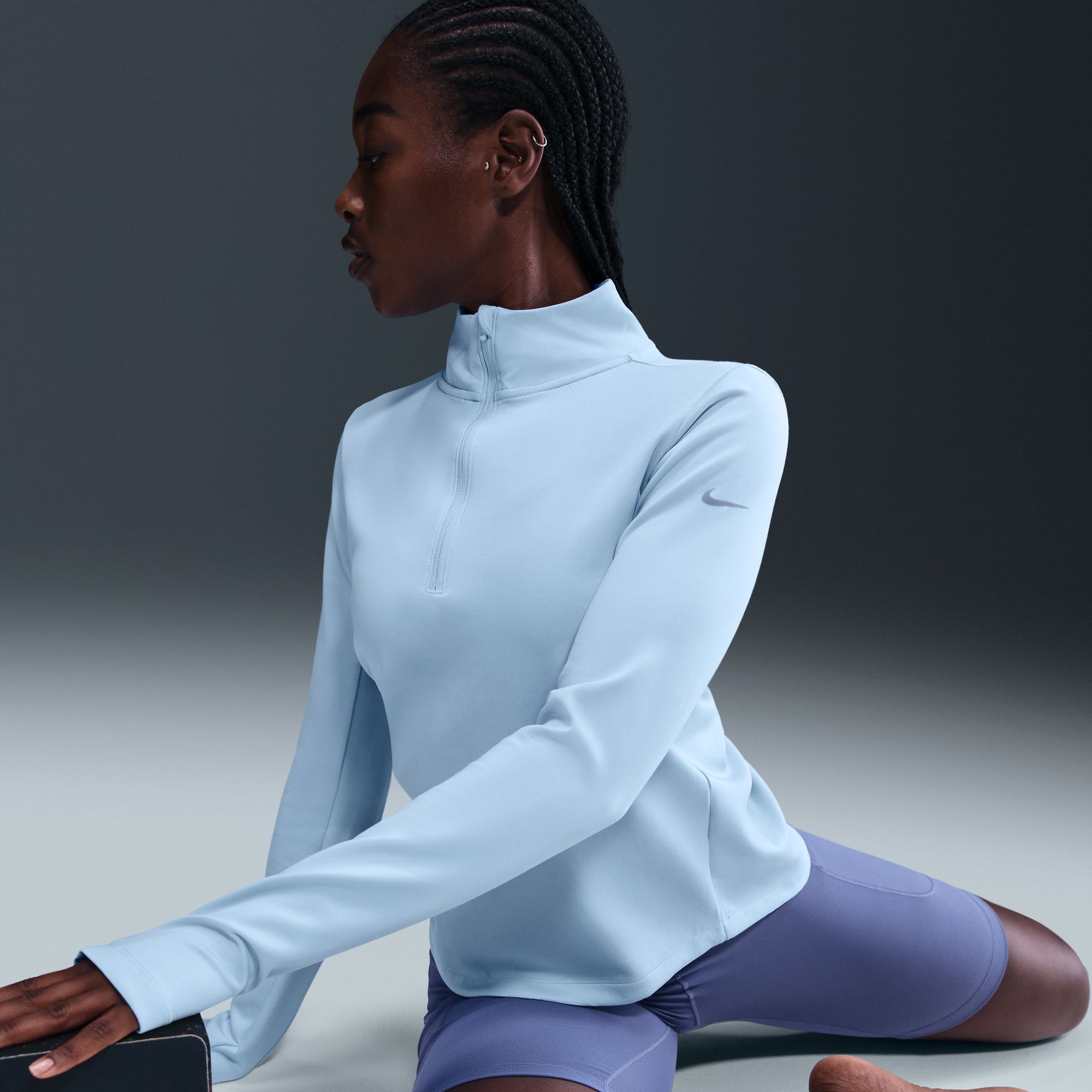 Nike Women's One Therma-FIT 1/2-Zip Mid Layer product image