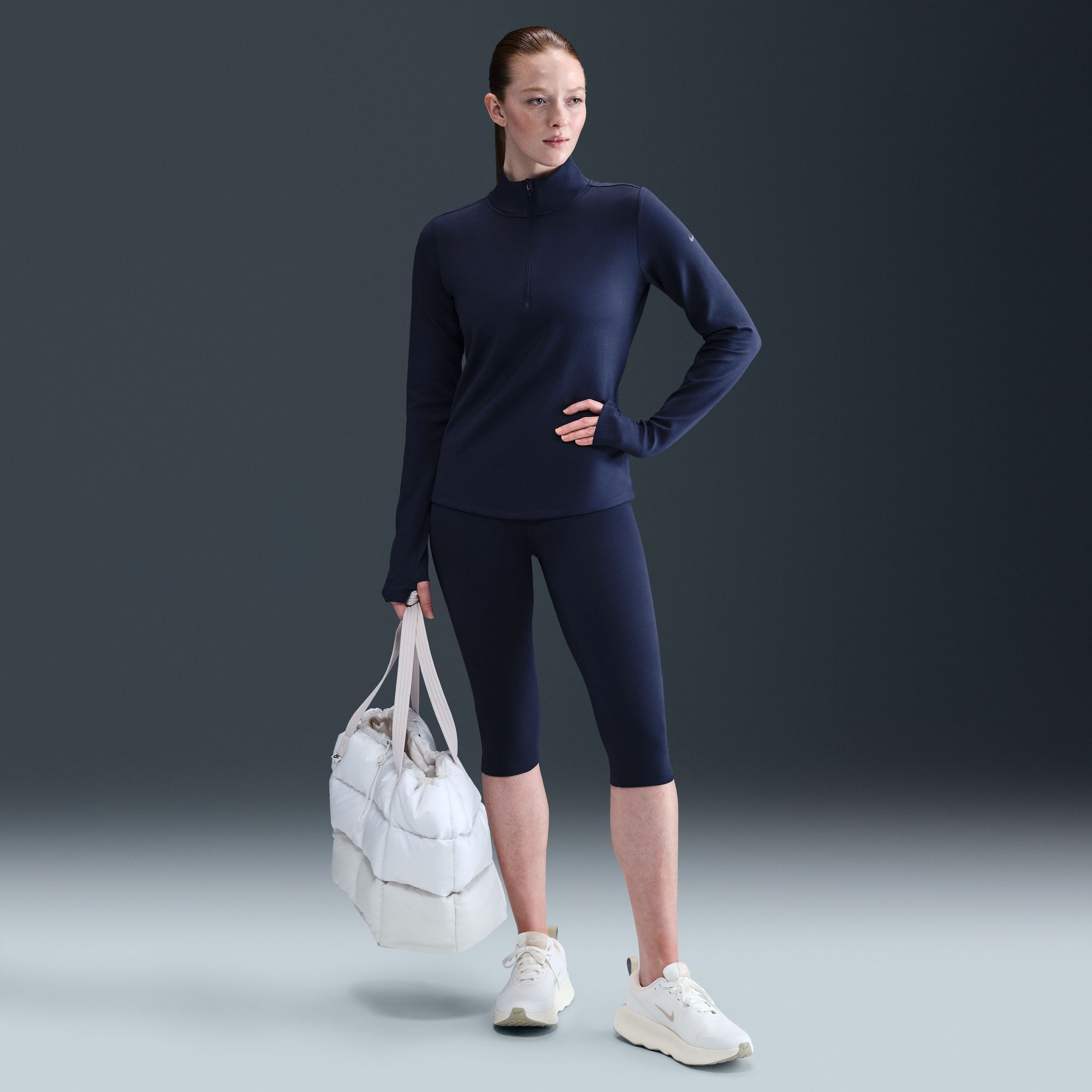 Nike Women's One Therma-FIT 1/2-Zip Mid Layer product image