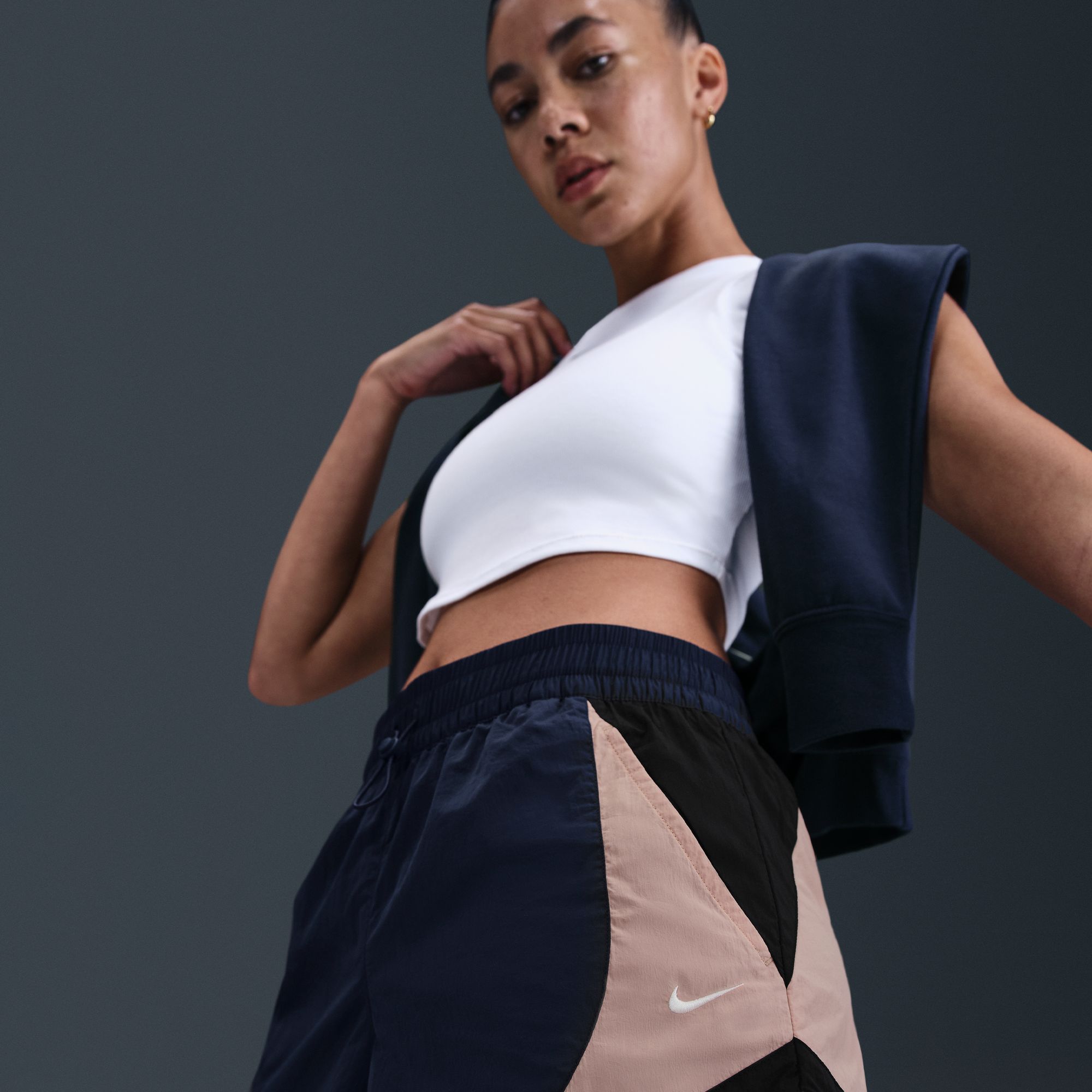 Nike Women's Sportswear Mid-Rise Loose 3" Track Shorts product image