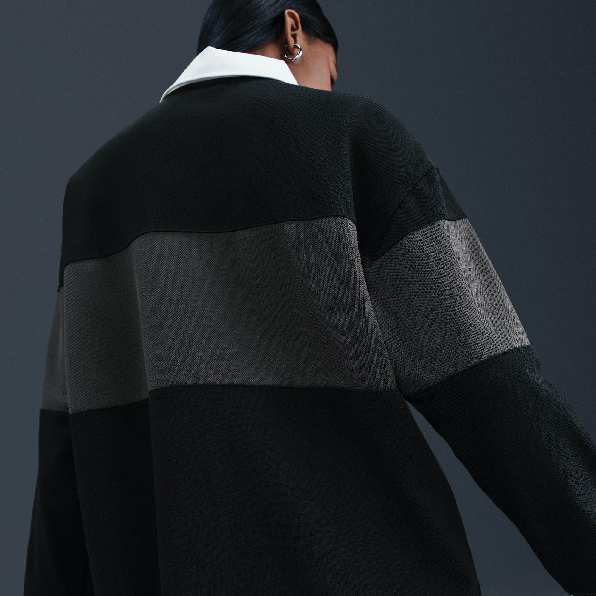 Nike Women's Sportswear Long-Sleeve Graphic Polo Top product image