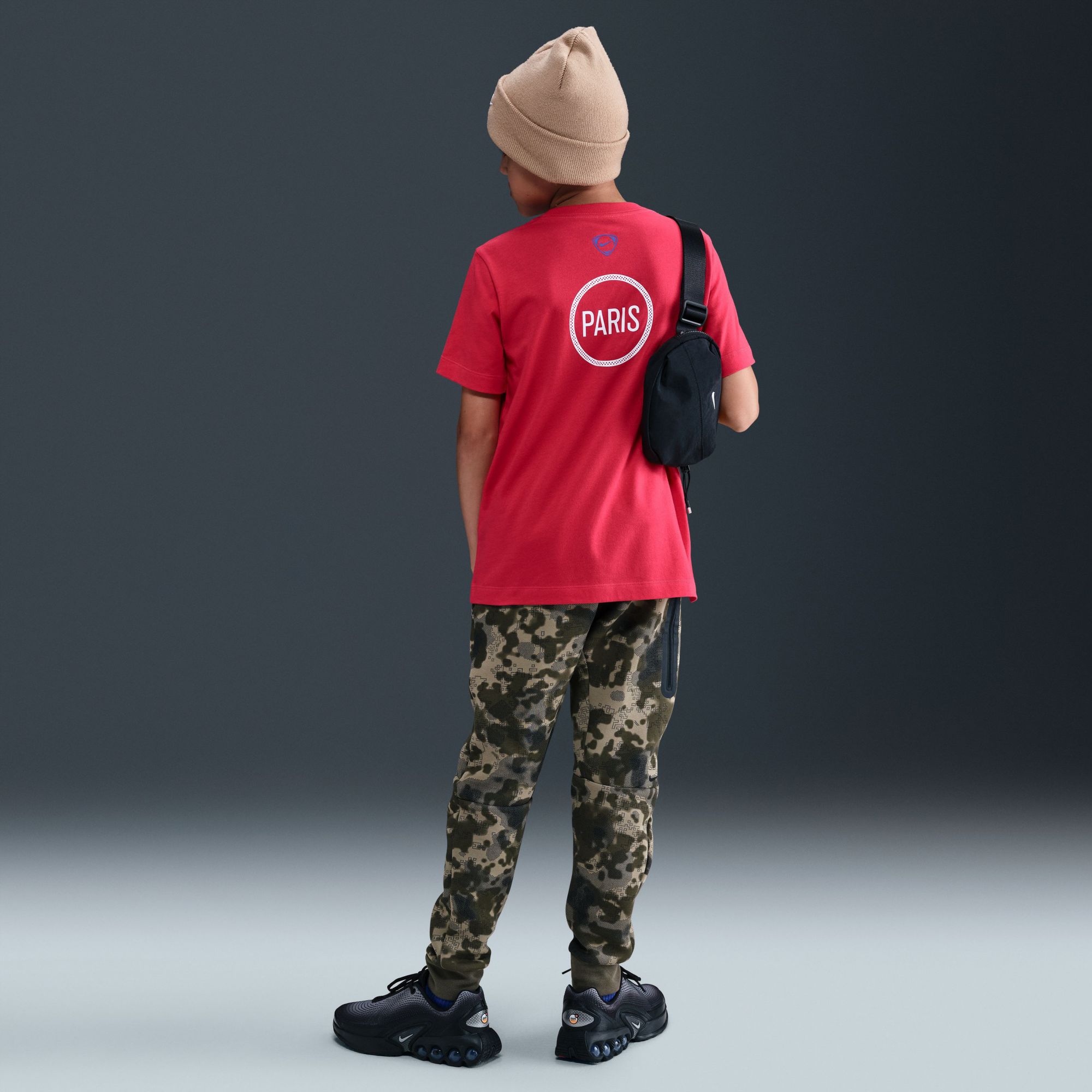 Nike Youth Paris Saint-Germain 2025 Red Third T90 Remix T-Shirt product image