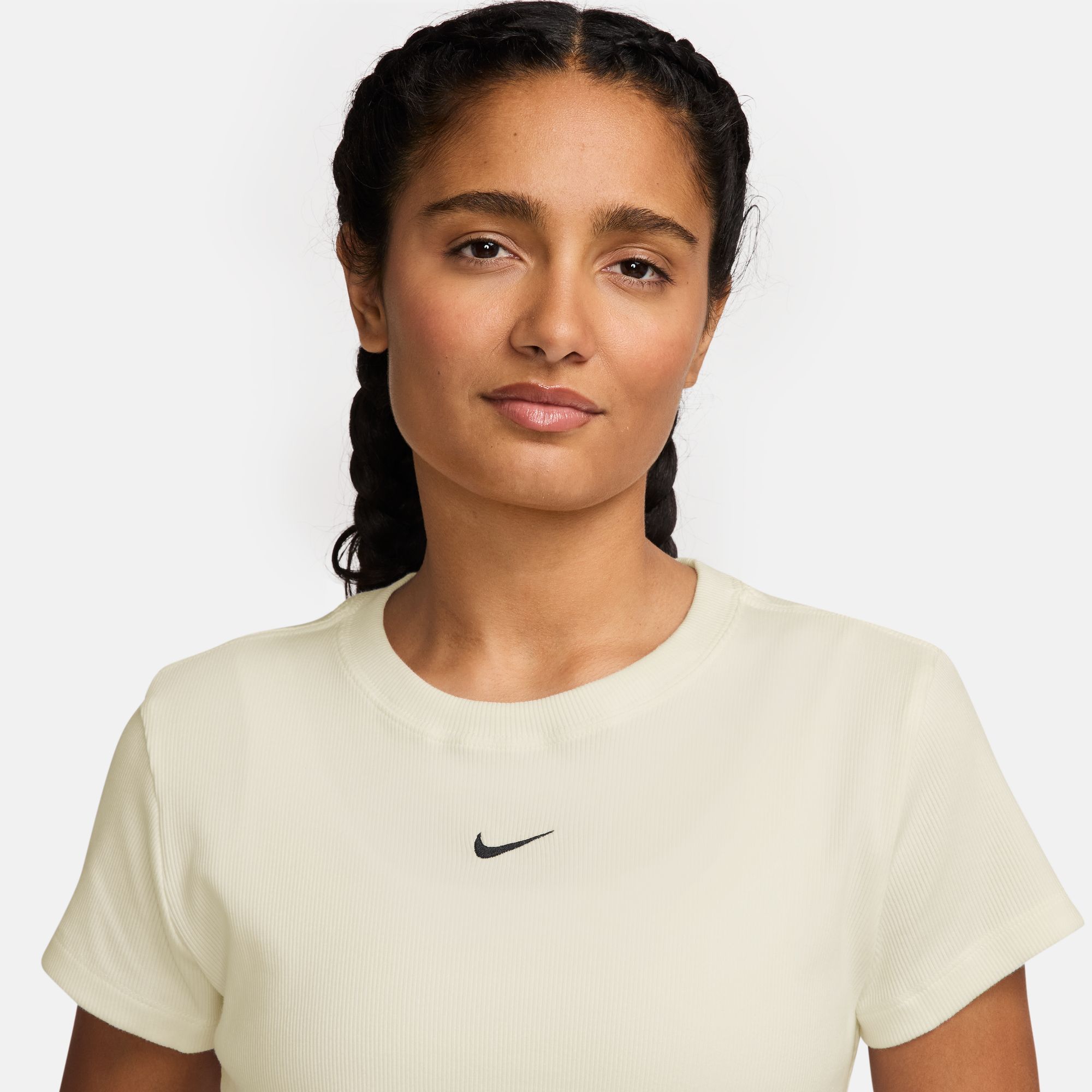 Nike Women's Sportswear Tight Ribbed Short-Sleeve T-Shirt product image