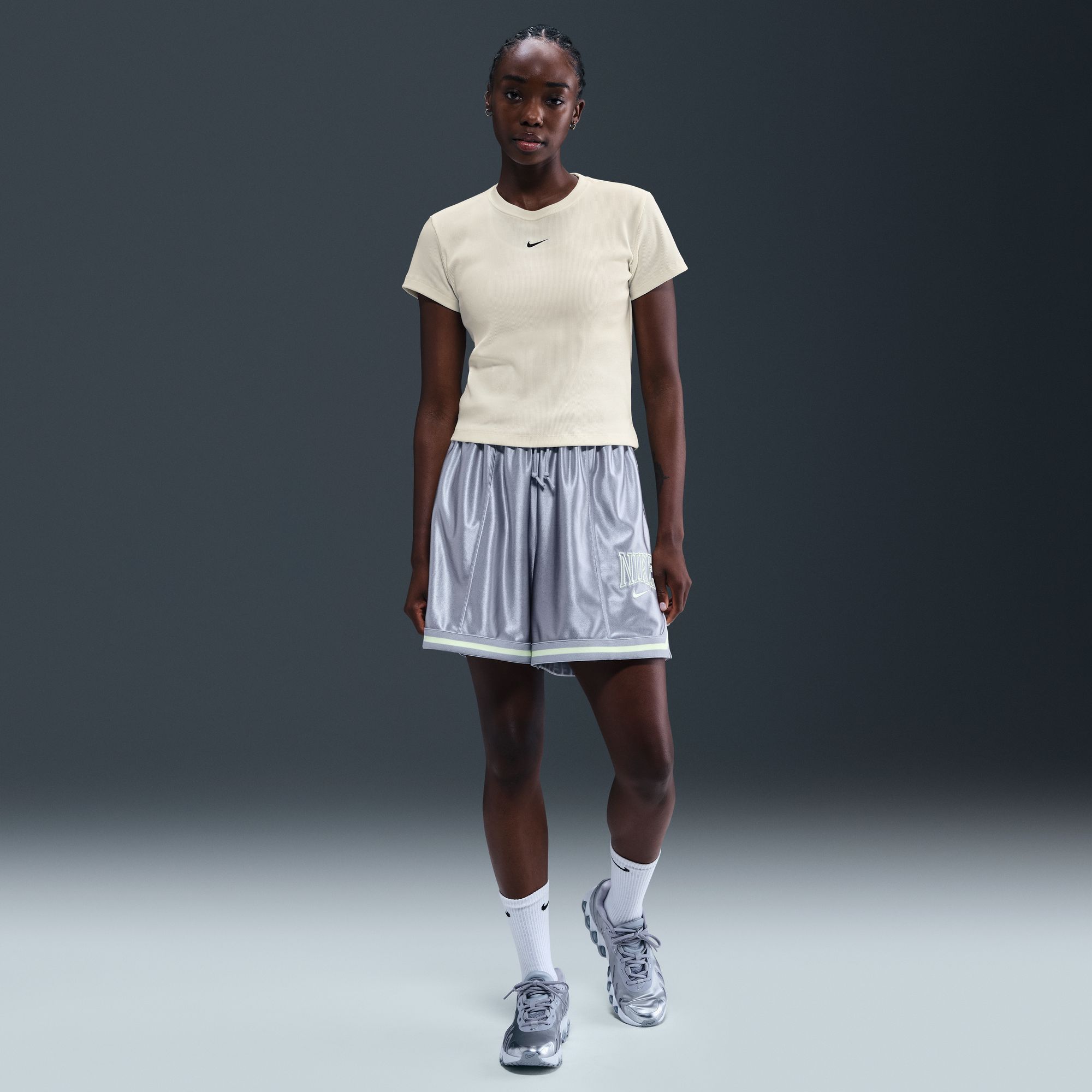 Nike Women's Sportswear Tight Ribbed Short-Sleeve T-Shirt product image