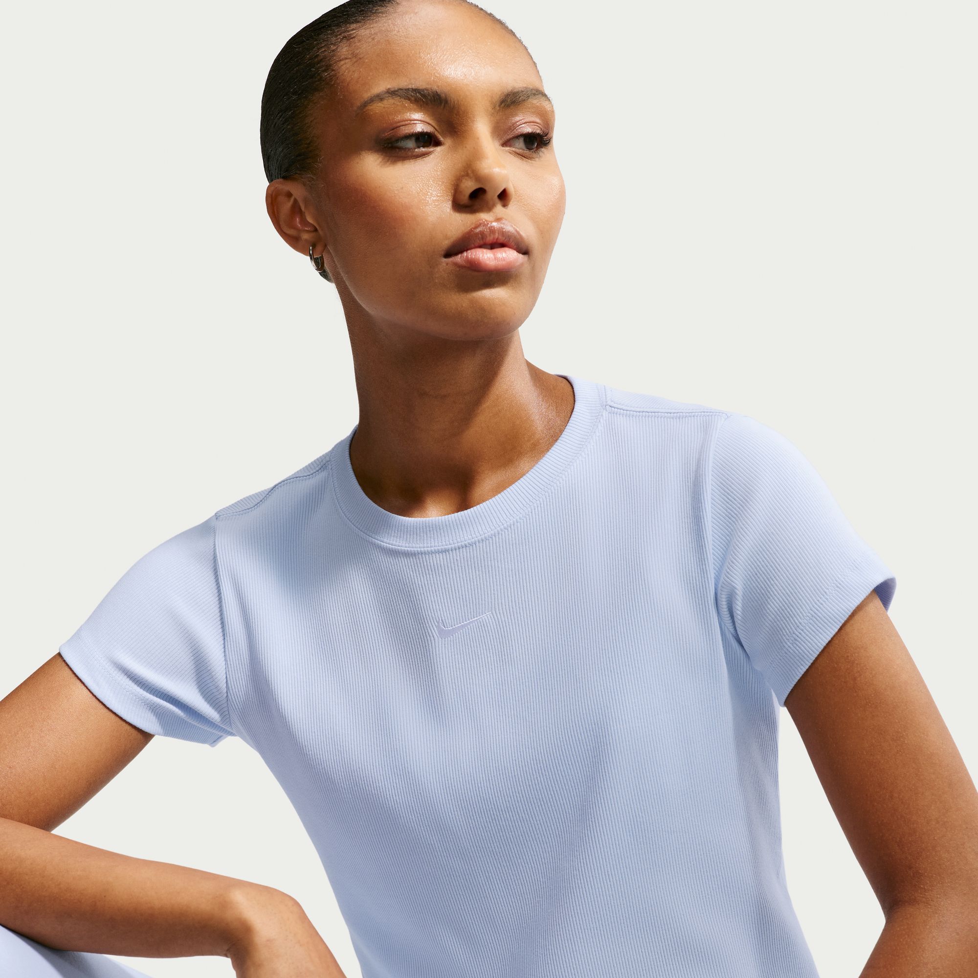 Nike Women's Sportswear Tight Ribbed Short-Sleeve T-Shirt product image