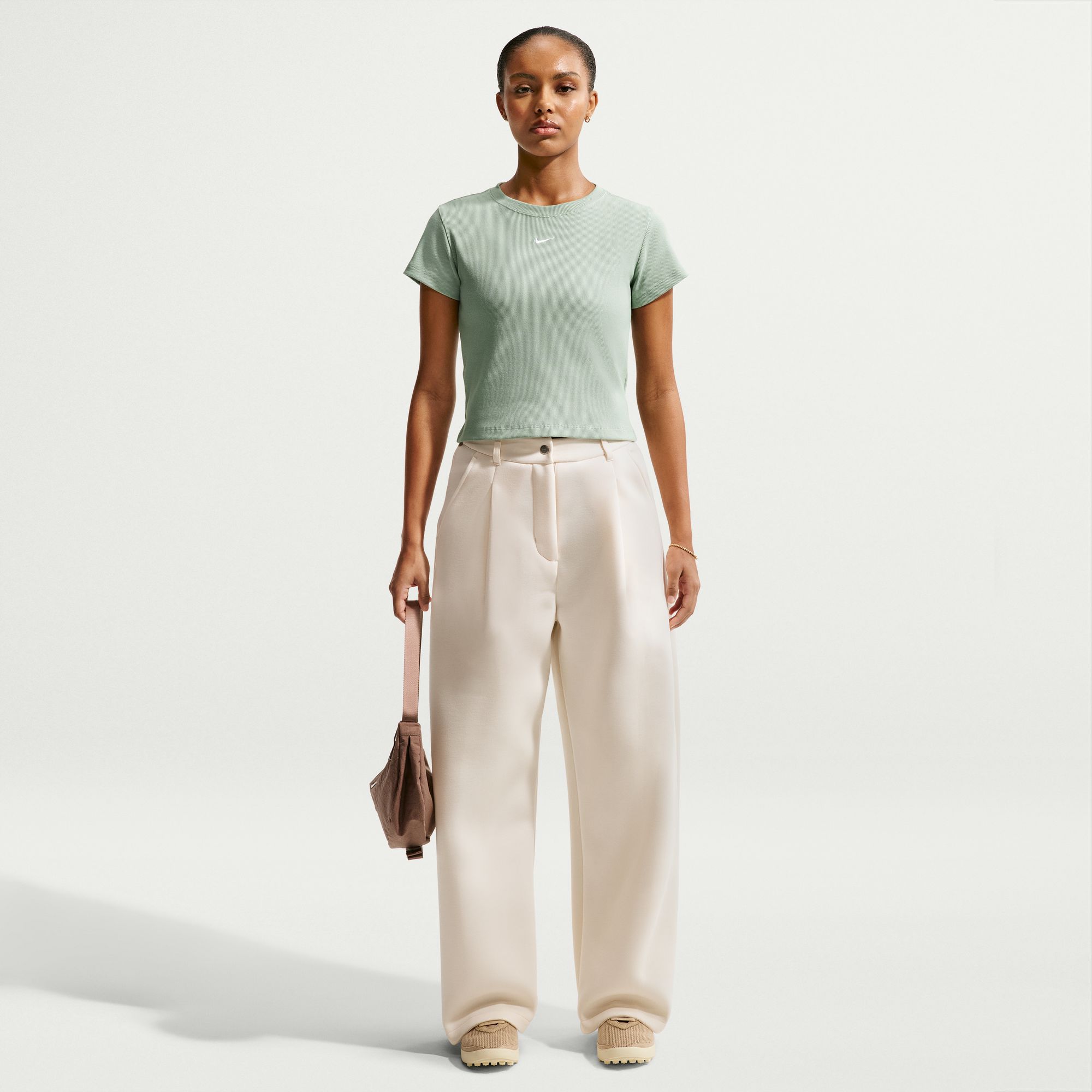 Nike Women's Sportswear Tight Ribbed Short-Sleeve T-Shirt product image