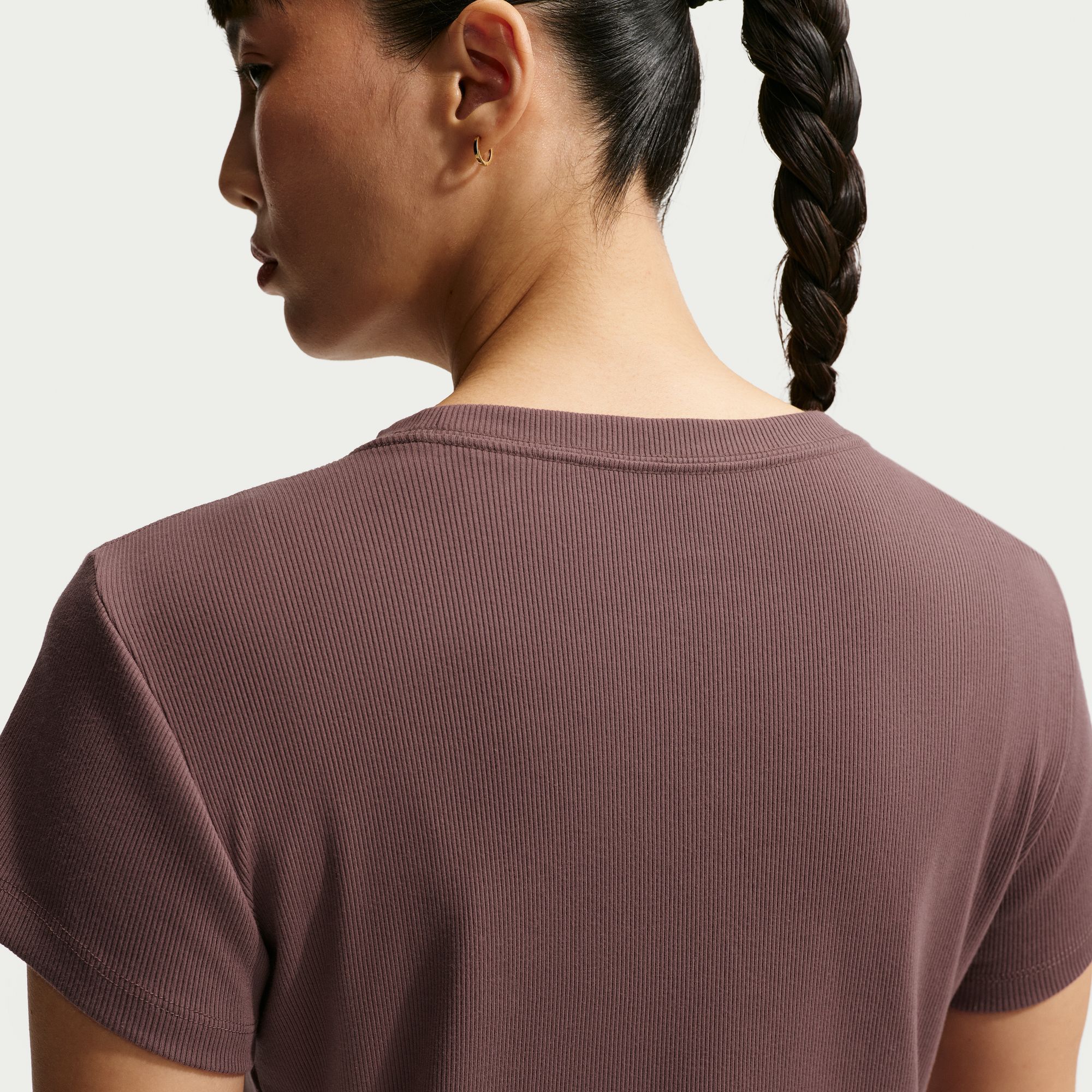 Nike Women's Sportswear Tight Ribbed Short-Sleeve T-Shirt product image