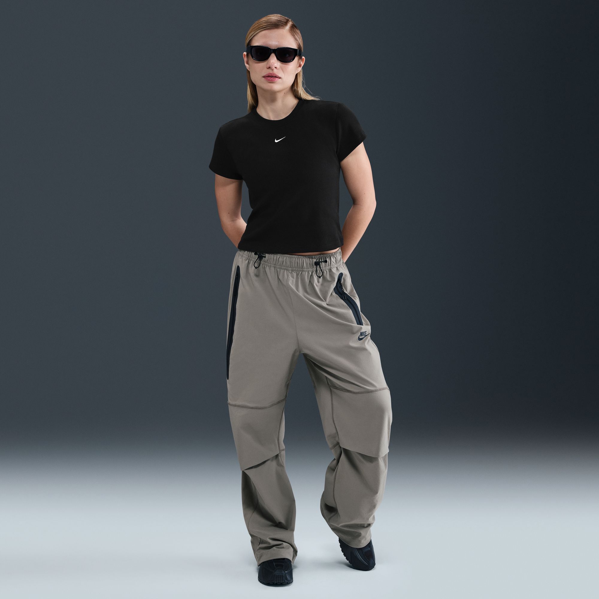 Nike Women's Sportswear Tight Ribbed Short-Sleeve T-Shirt product image