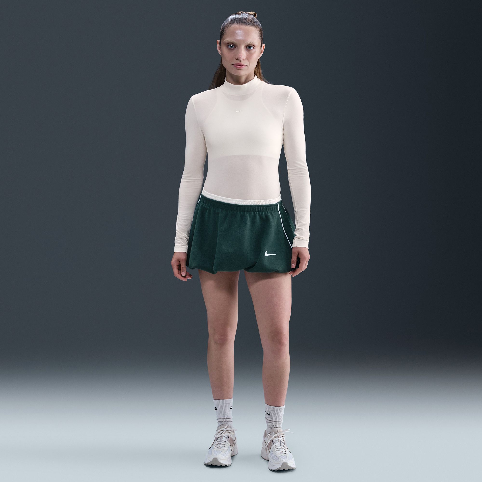 Nike Women's Sportswear Chill Knit Slim Long-Sleeve Mock-Neck T-Shirt product image