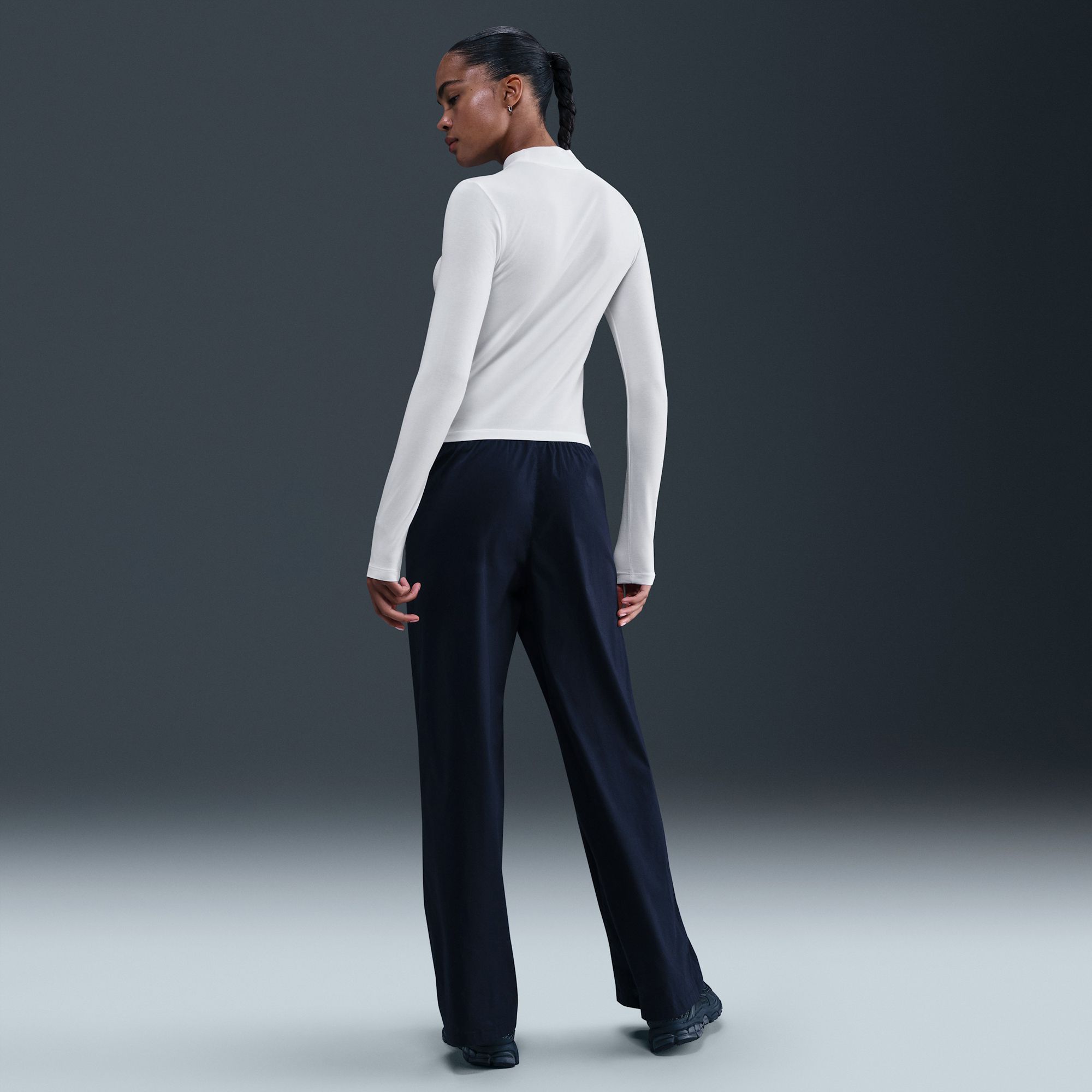 Nike Women's Sportswear Chill Knit Slim Long-Sleeve Mock-Neck T-Shirt product image