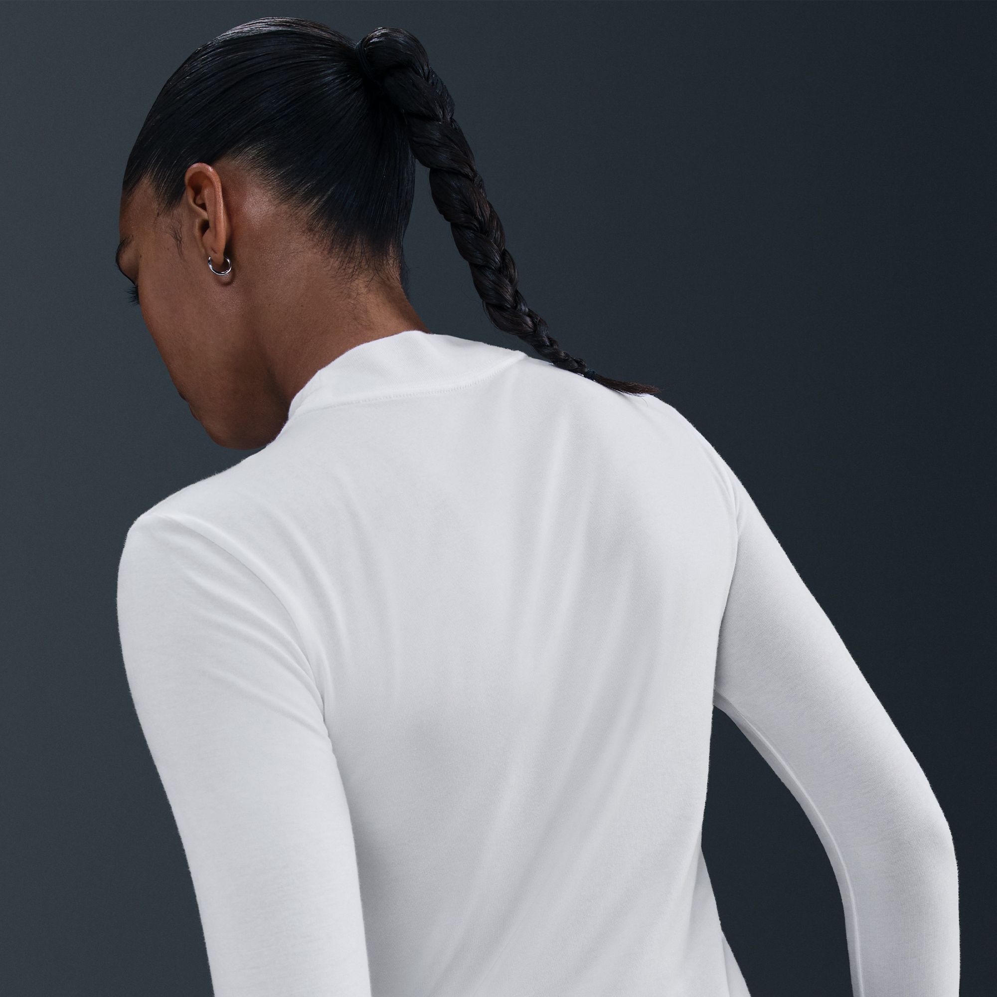 Nike Women's Sportswear Chill Knit Slim Long-Sleeve Mock-Neck T-Shirt product image