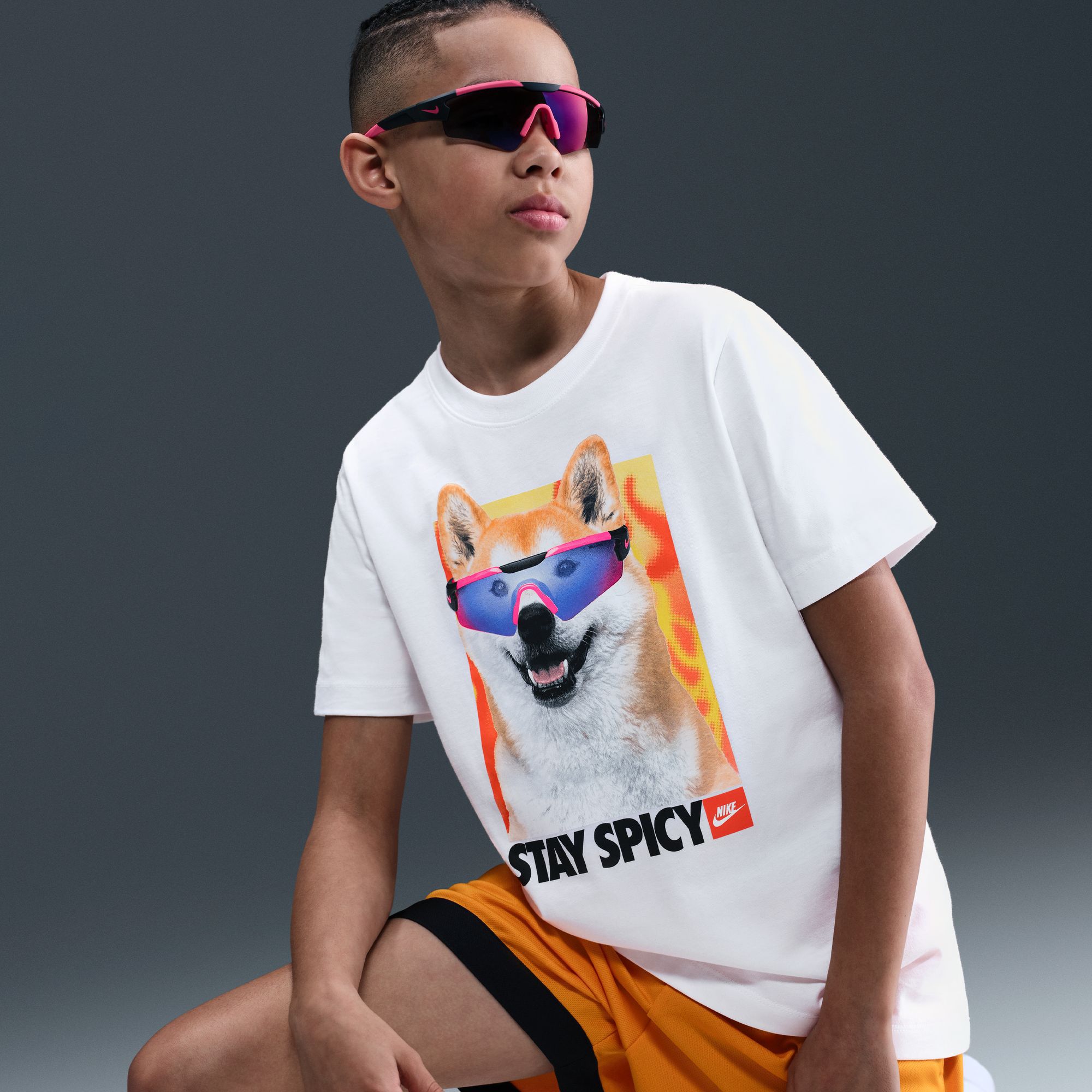 Nike Kids' Sportswear Shiba Photo Graphic T-Shirt product image