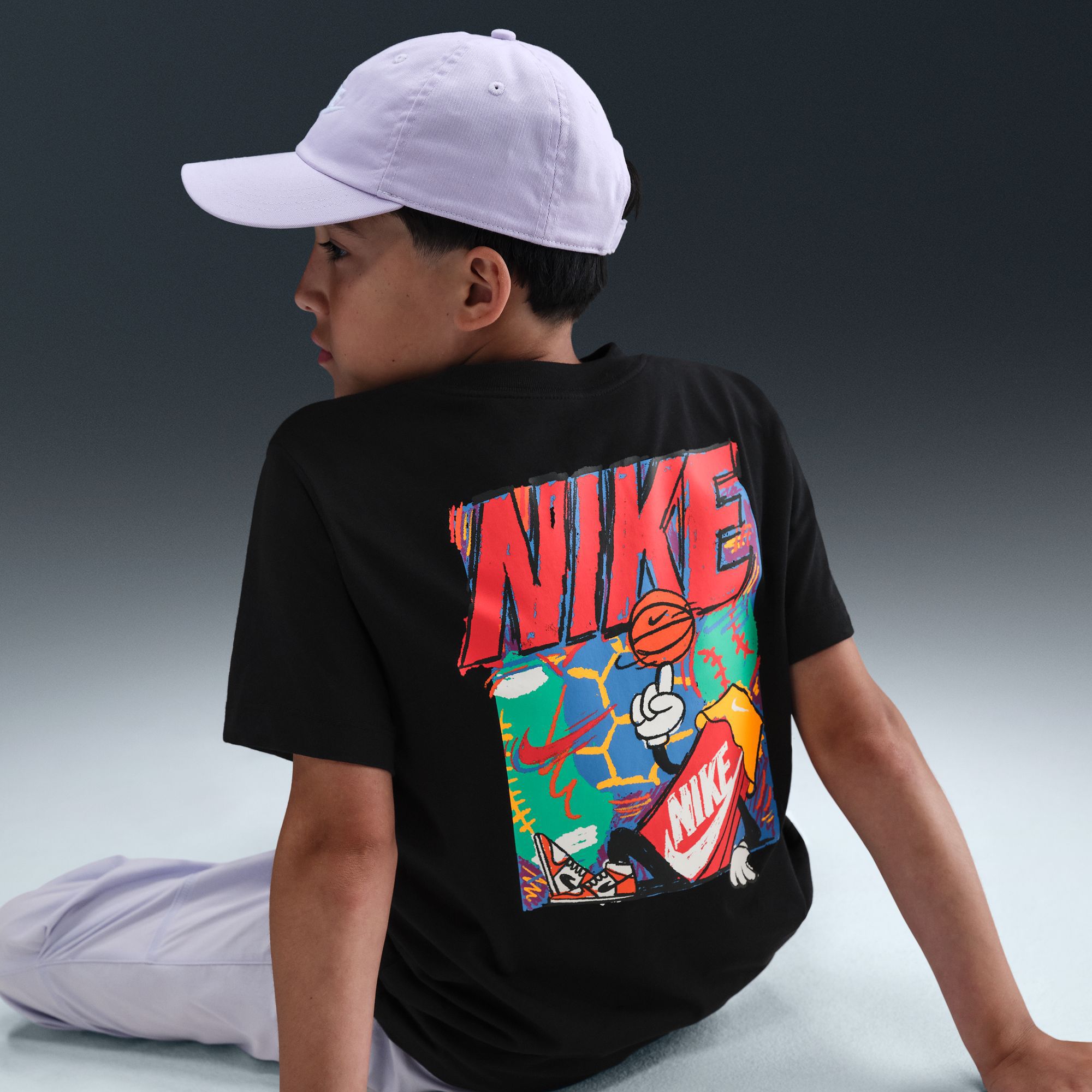 Nike Kid's Sportswear Boxy Multi Sport T-Shirt product image