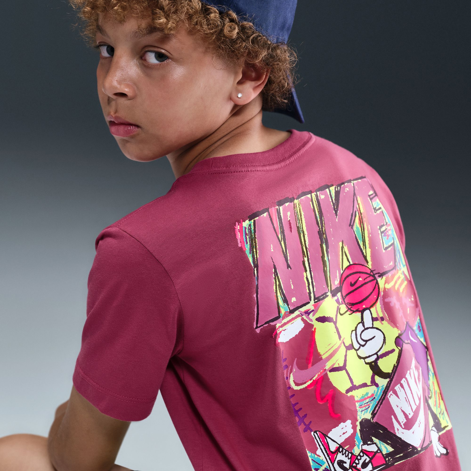 Nike Kid's Sportswear Boxy Multi Sport T-Shirt product image