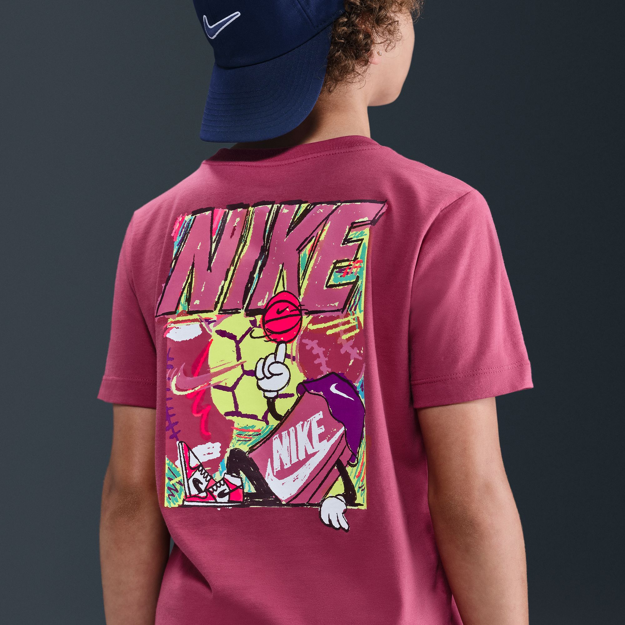 Nike Kid's Sportswear Boxy Multi Sport T-Shirt product image