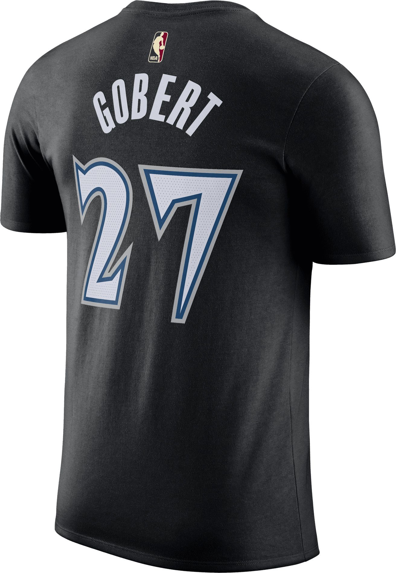 Nike Adult Minnesota Timberwolves Rudy Gobert #27 Black Hardwood Classics T-Shirt product image