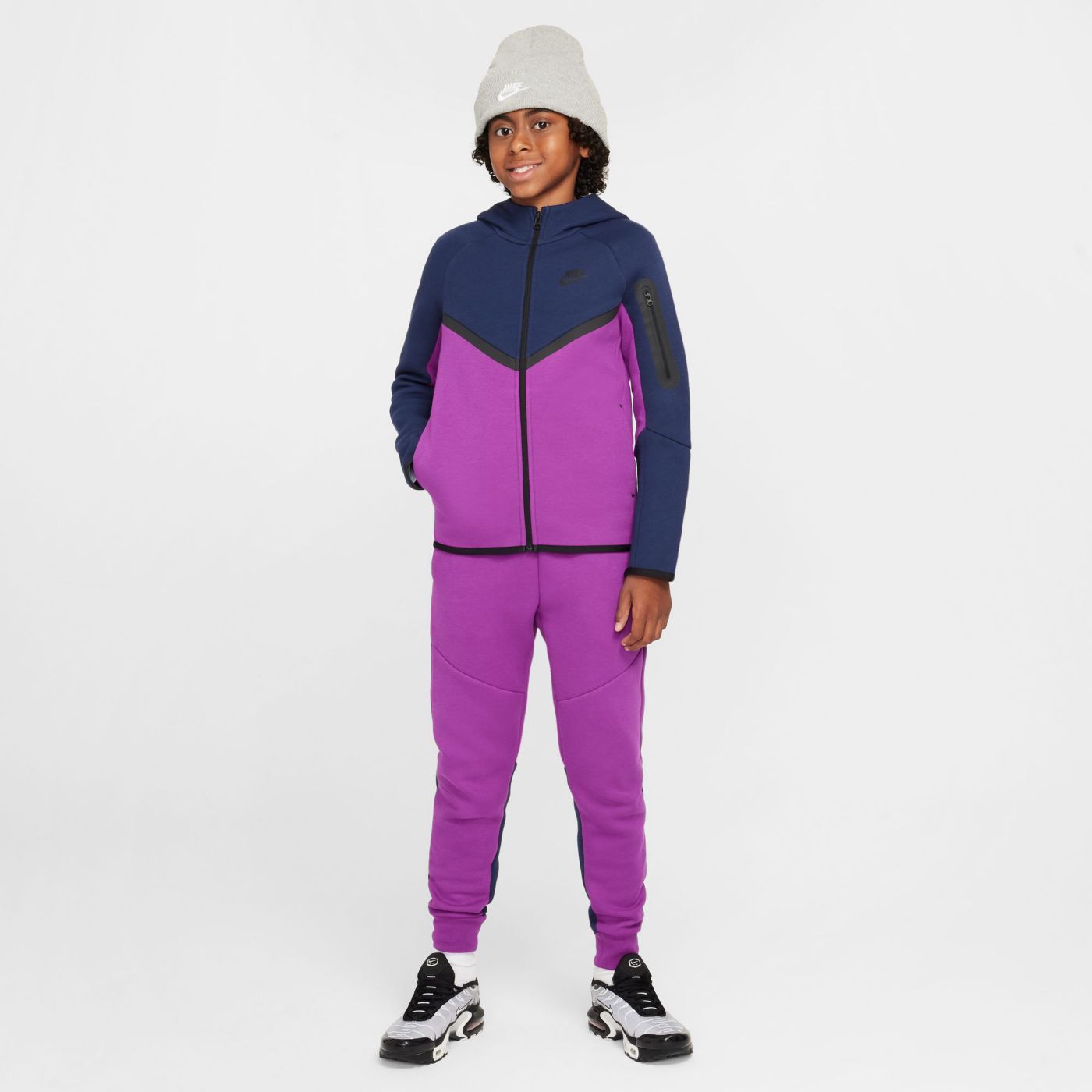 Nike Boys Tech Fleece Full Zip Sweatshirt Dick s Sporting Goods