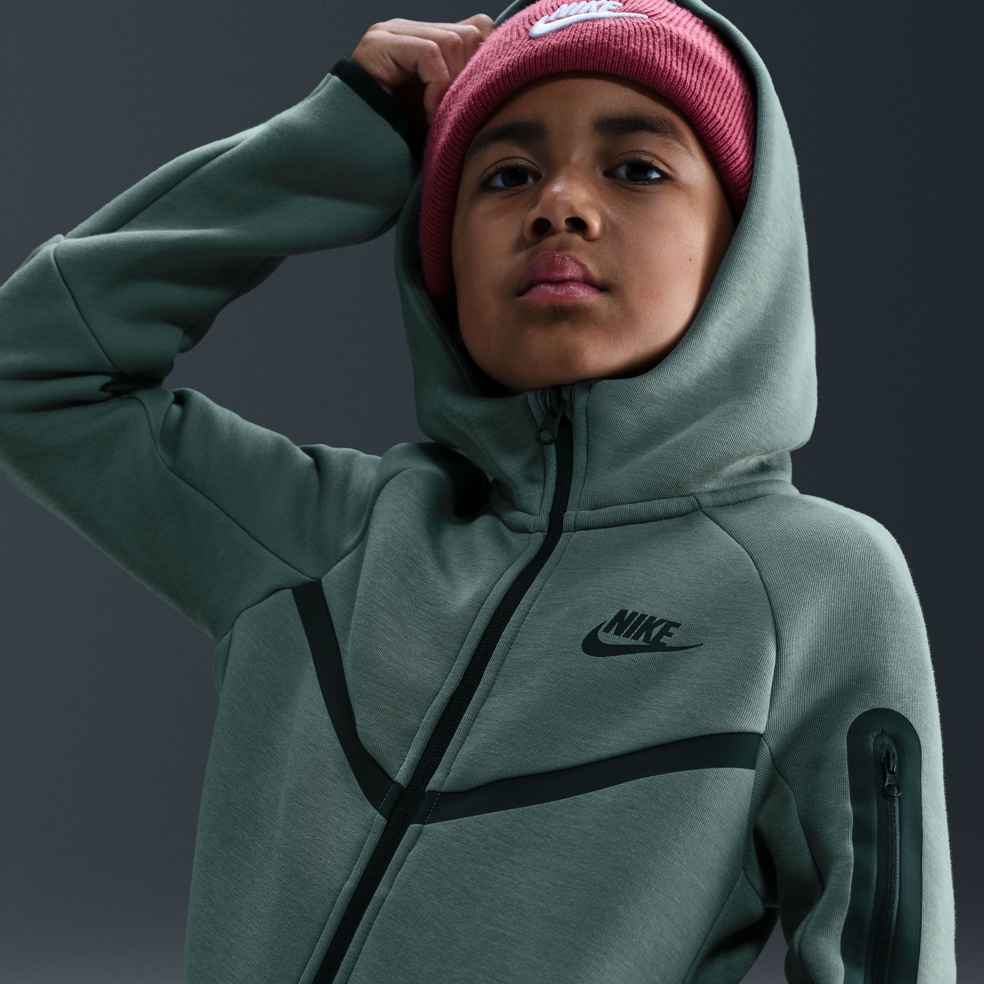 Nike Boys' Tech Fleece Full-Zip Sweatshirt product image