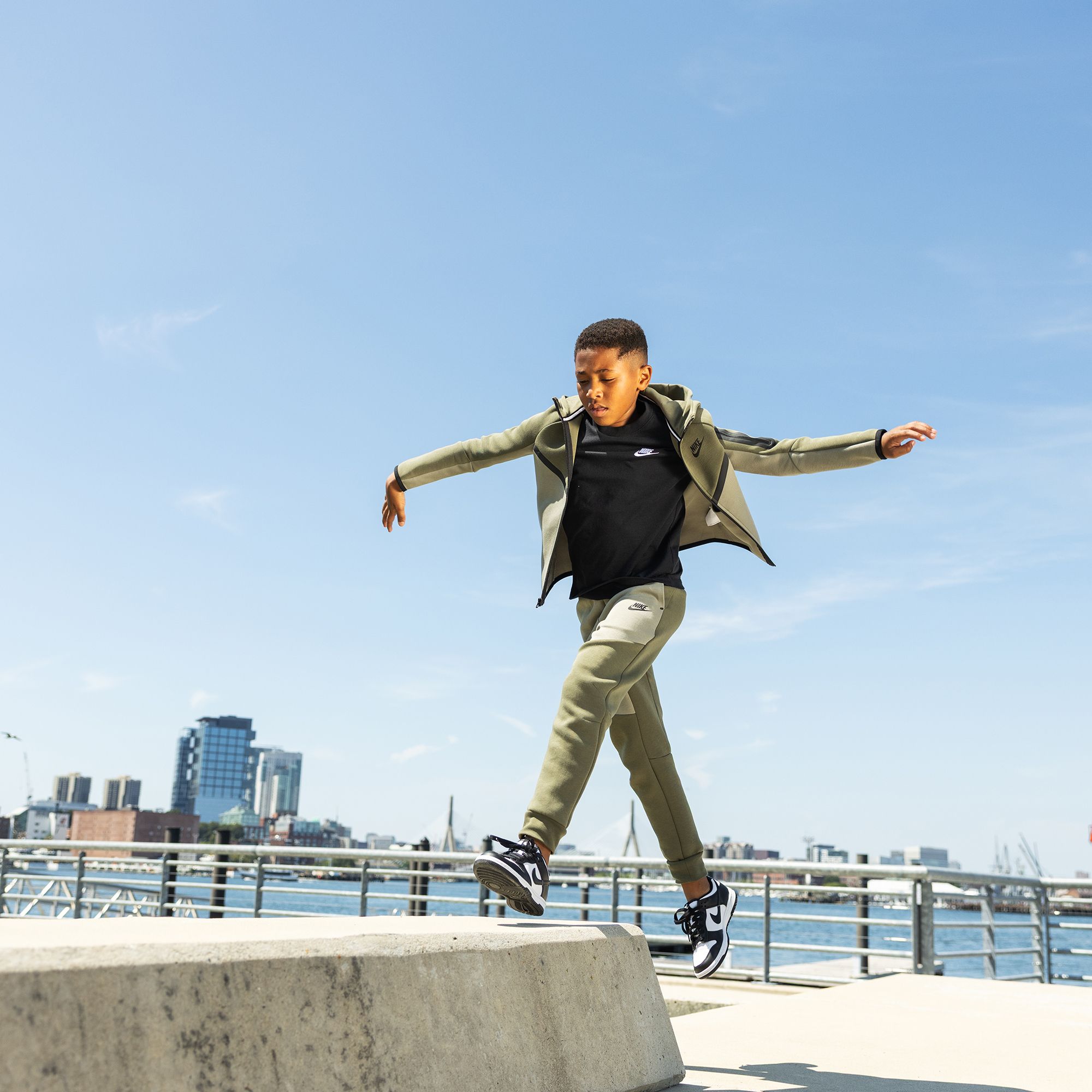 Nike Boys' Tech Fleece Full-Zip Sweatshirt product image