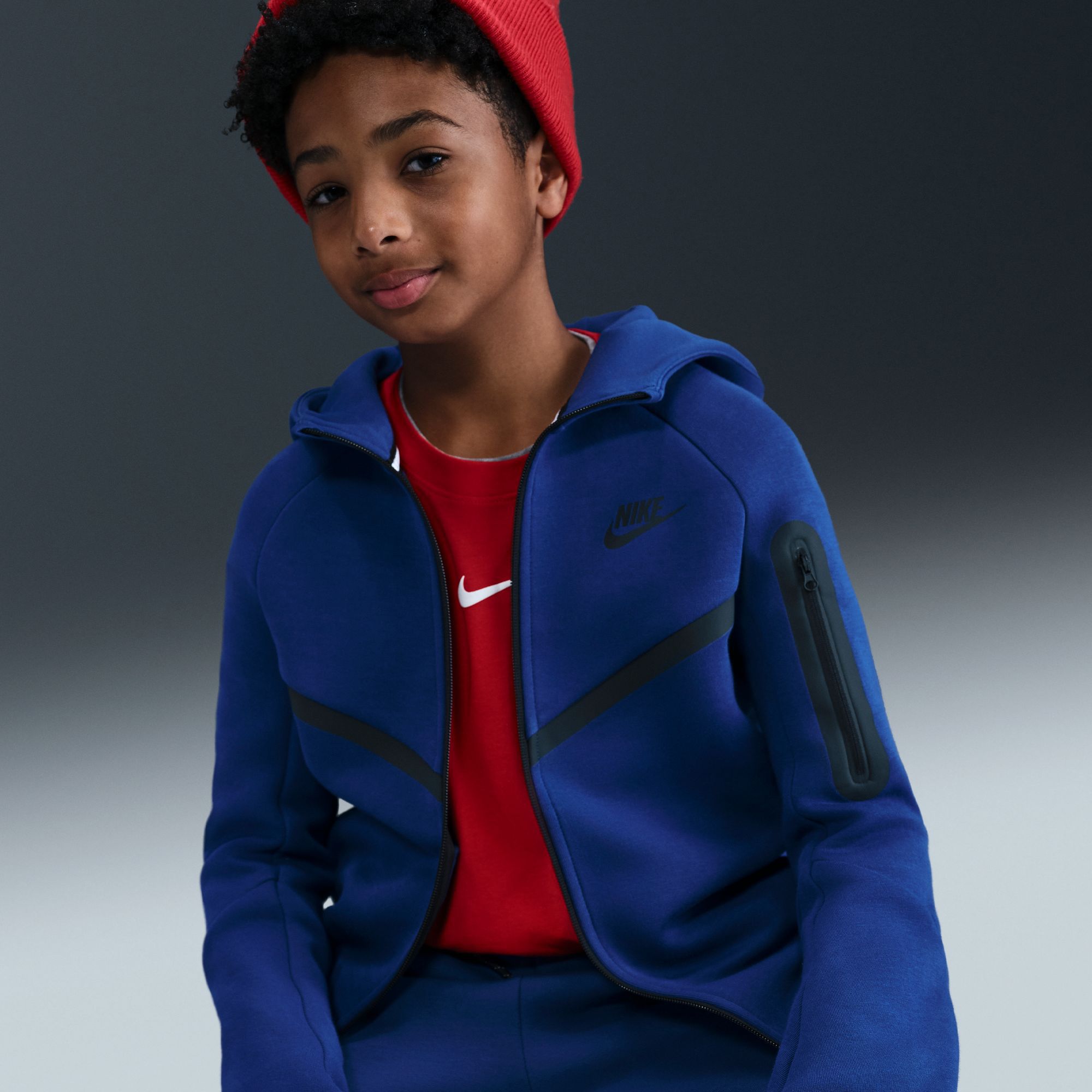 Nike Boys' Tech Fleece Full-Zip Sweatshirt product image