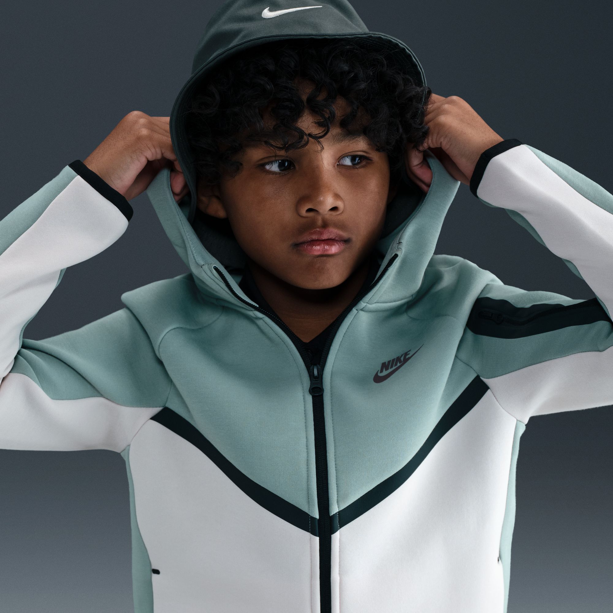 Nike Boys' Tech Fleece Full-Zip Sweatshirt product image