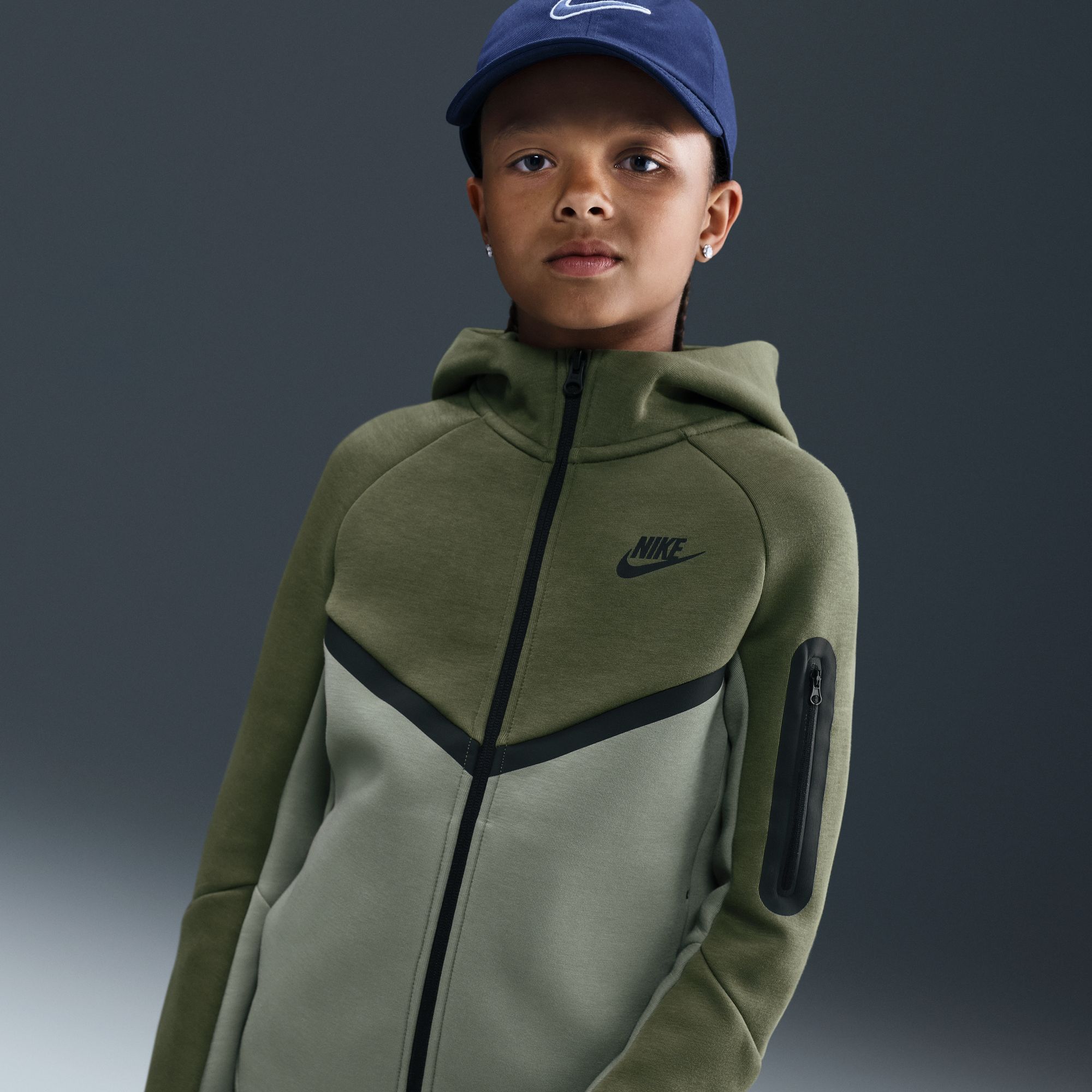 Nike Boys' Tech Fleece Full-Zip Sweatshirt product image