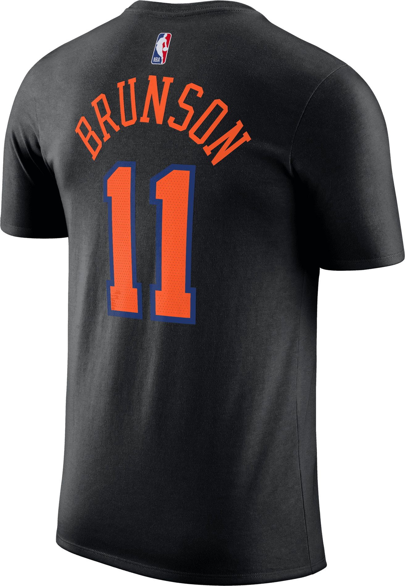 Jordan Adult New York Knicks Jalen Brunson #11 Black Statement T-Shirt product image