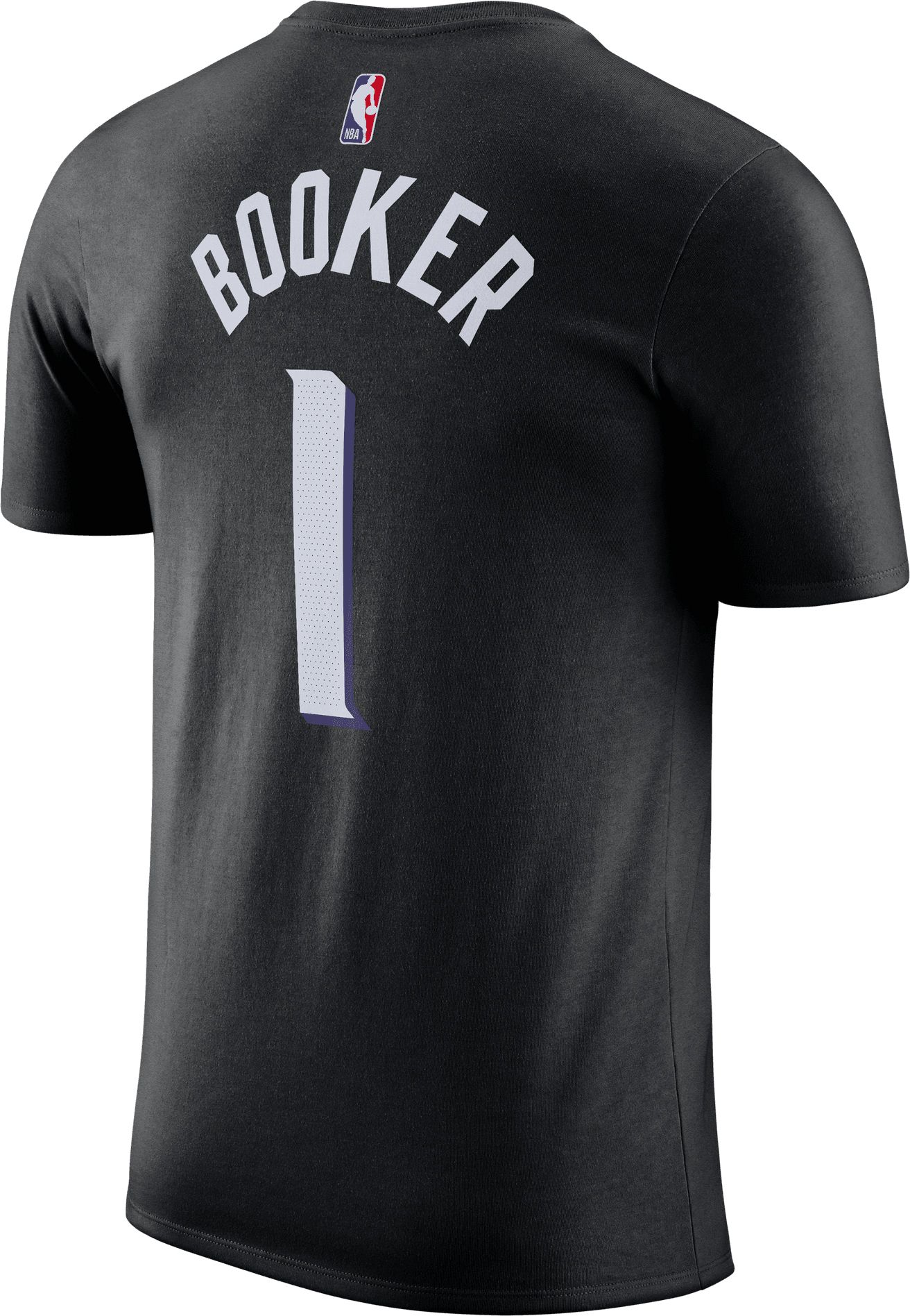 Jordan Adult Phoenix Suns Devin Booker #1 Black Statement T-Shirt product image