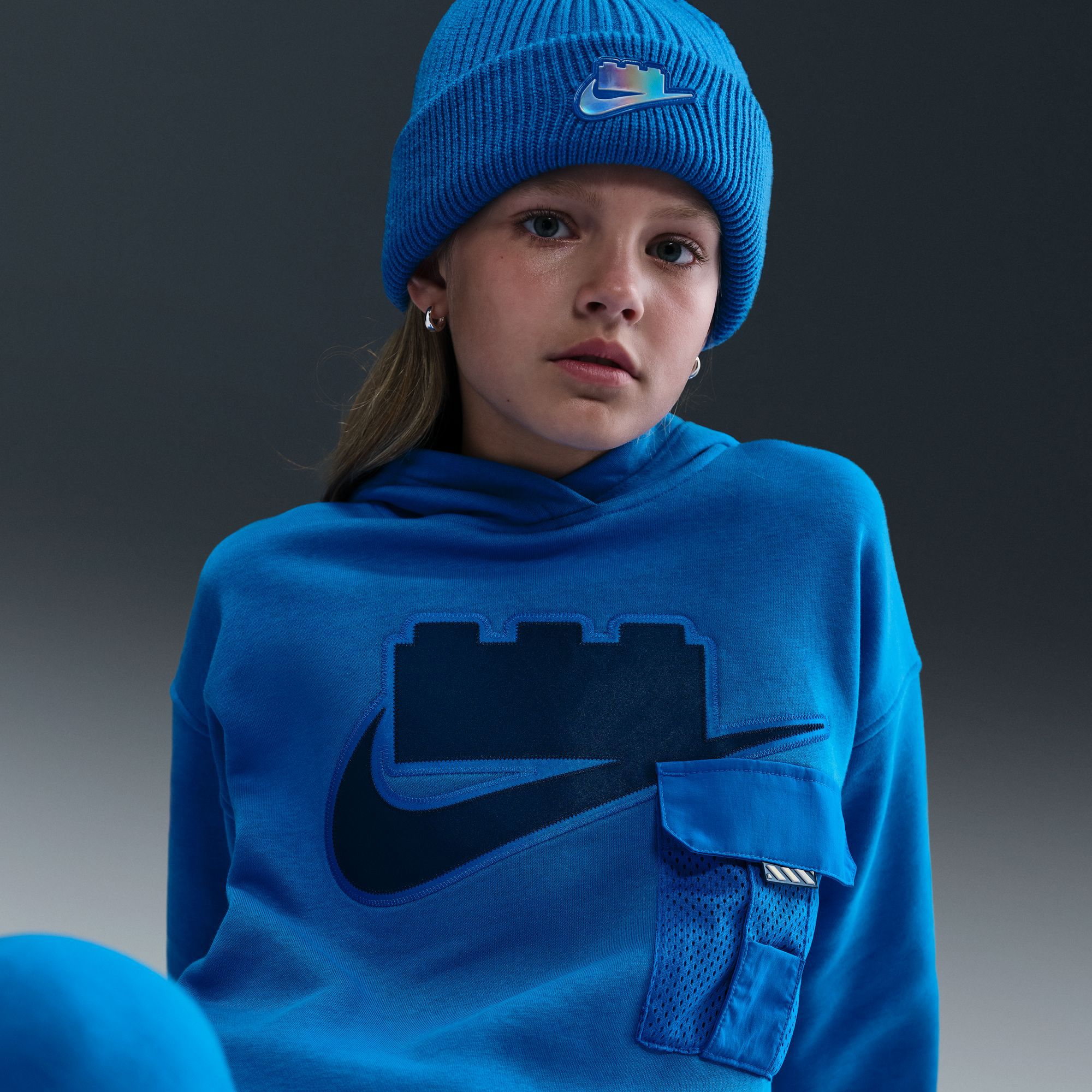 Nike x LEGO Kids' Oversized Pullover Hoodie product image