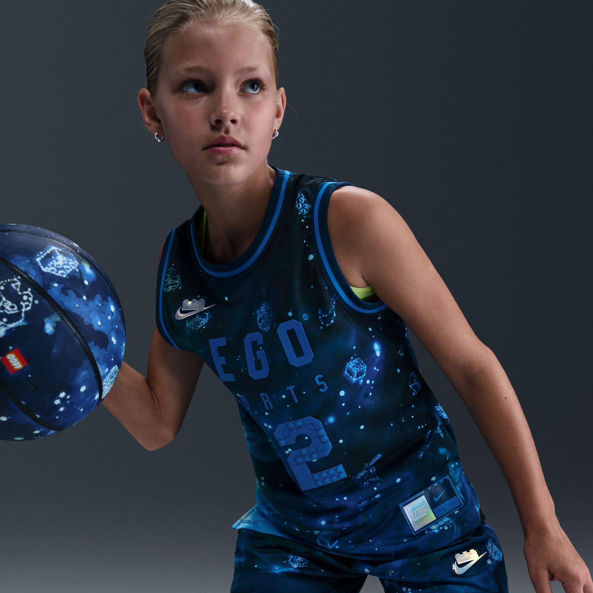 Nike x LEGO Kids' Dri-FIT Crossover Shorts product image