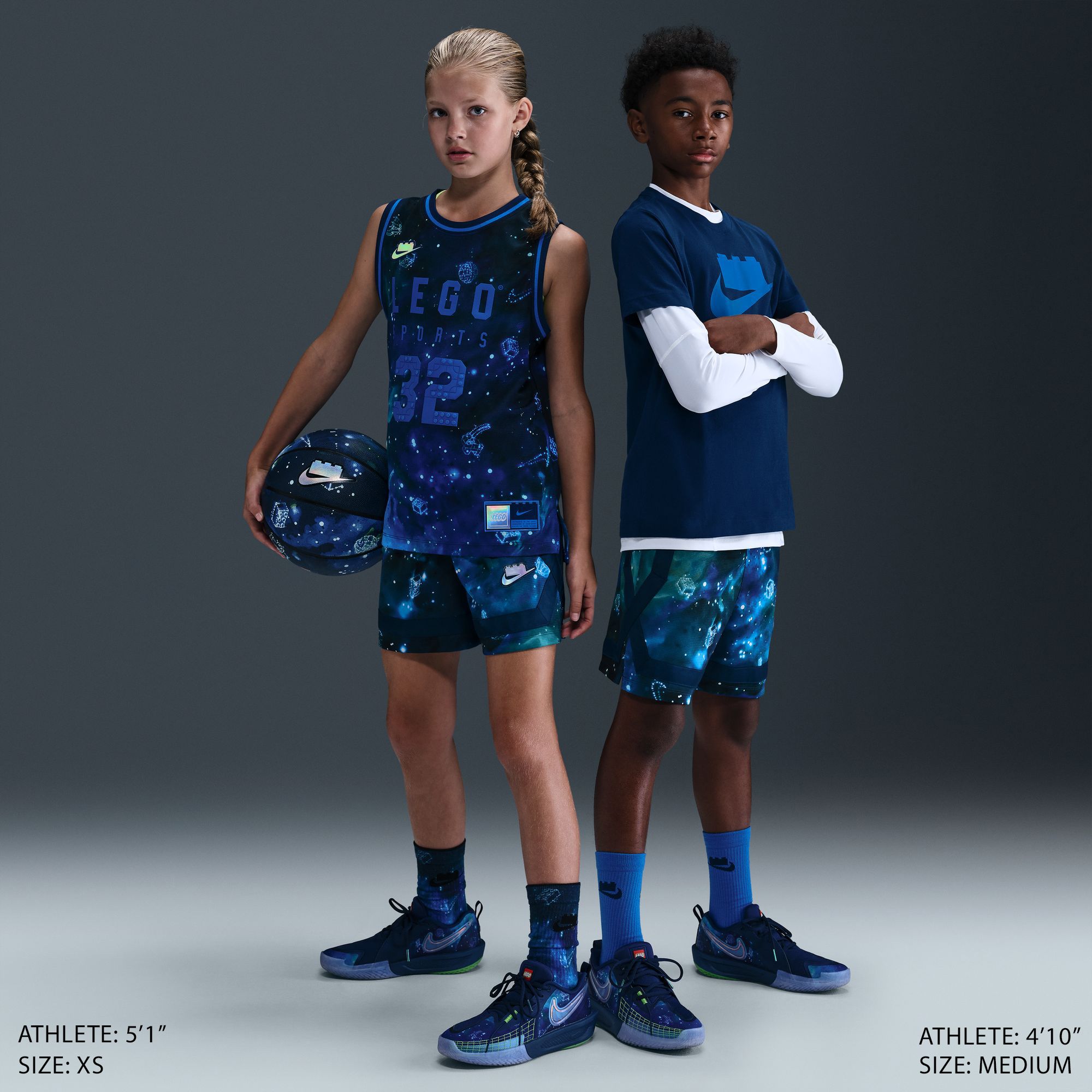 Nike x LEGO Kids' Dri-FIT Crossover Shorts product image