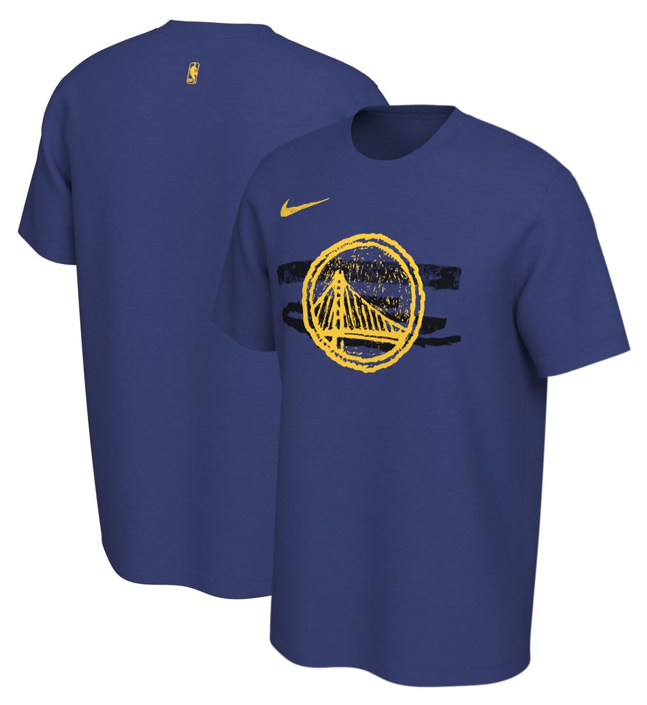 Nike Men's Golden State Warriors Blue T-Shirt product image
