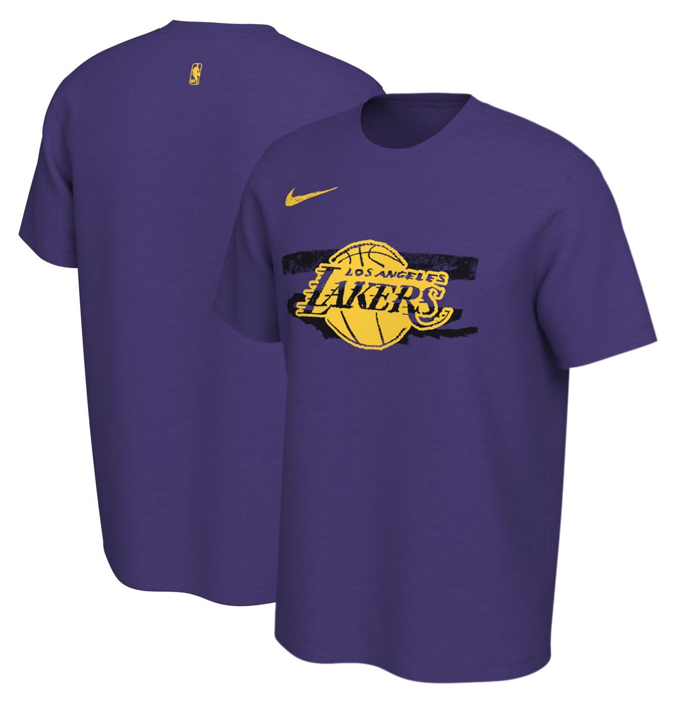Nike Men's Los Angeles Lakers Purple T-Shirt product image