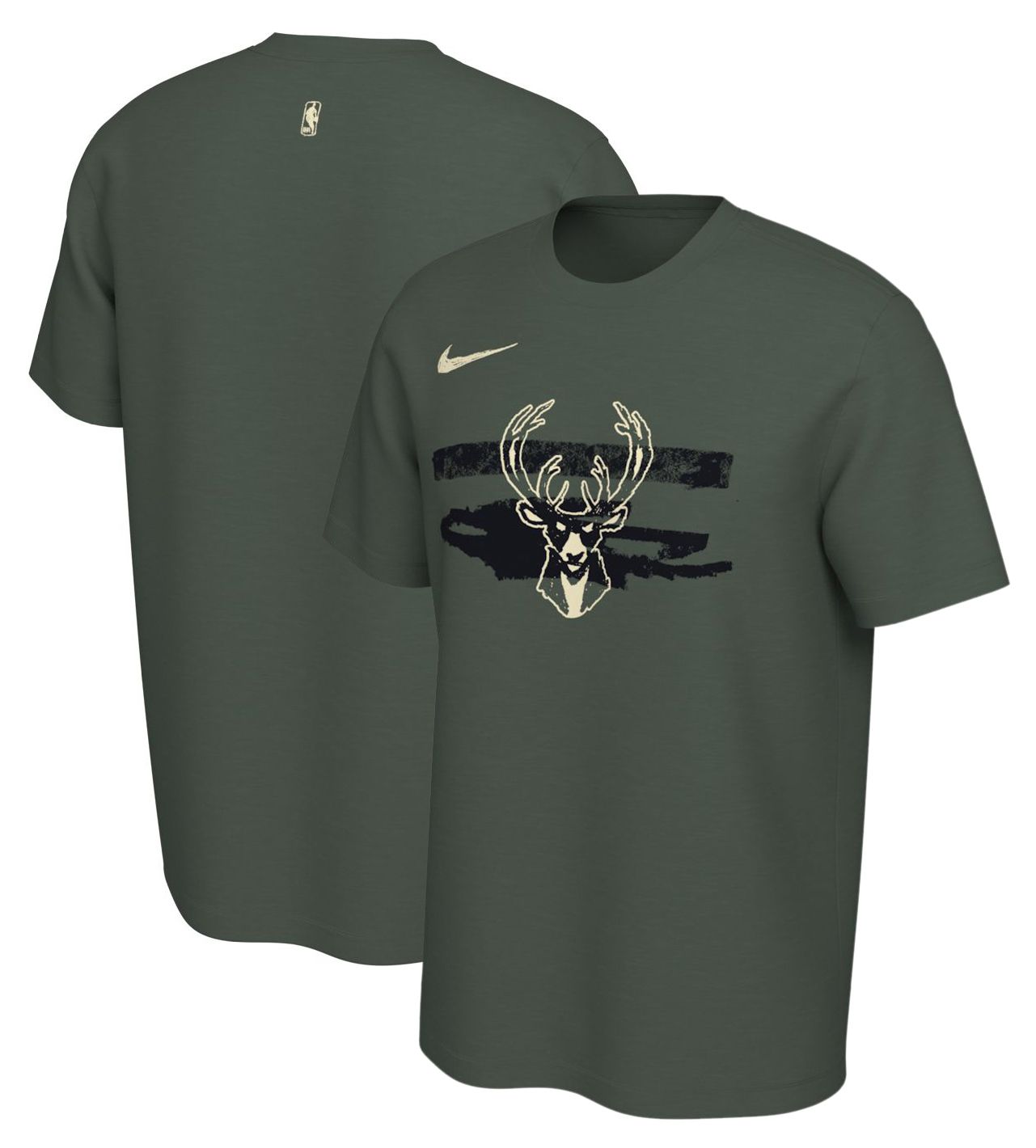 Nike Men's Milwaukee Bucks Green T-Shirt product image