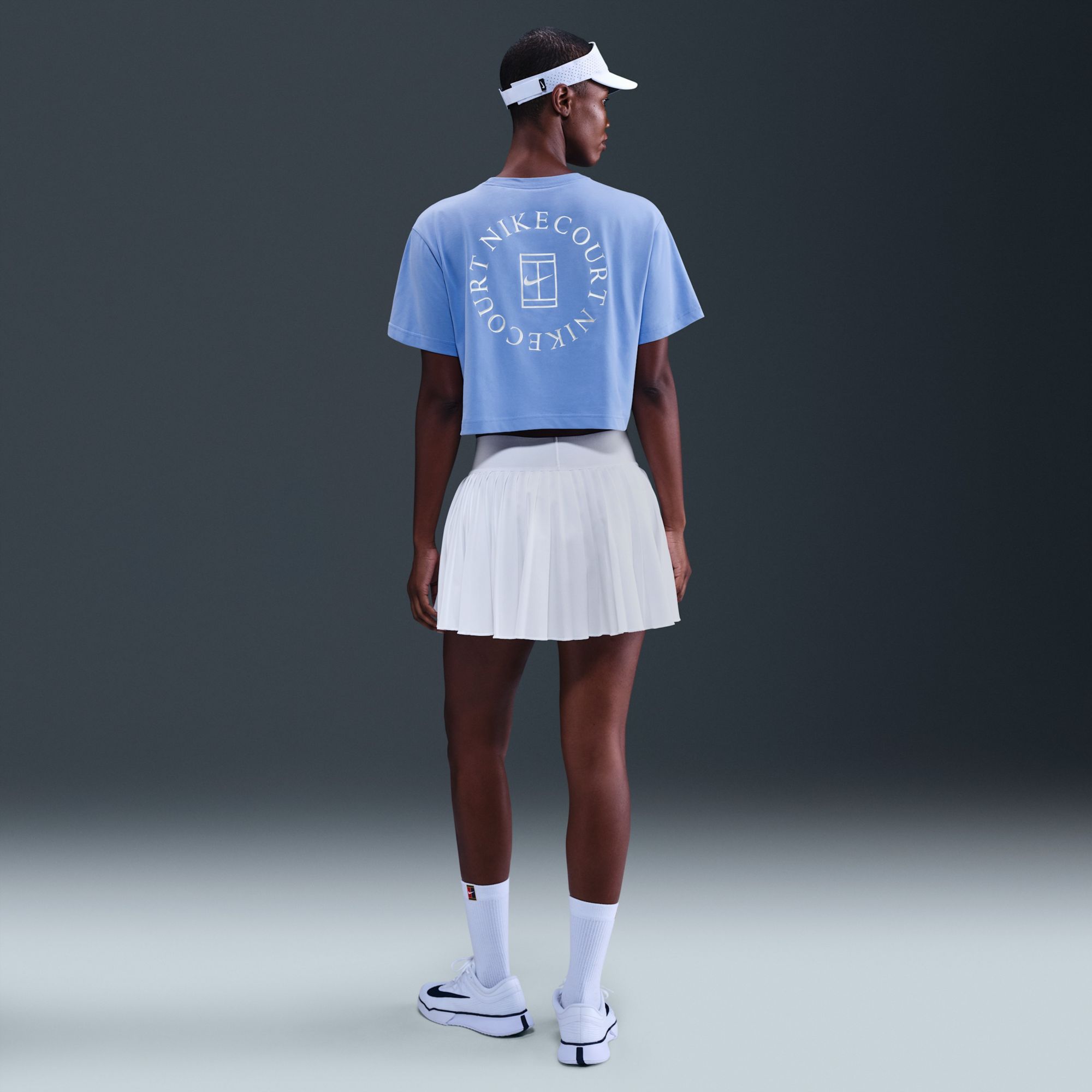 Nike Women's Dri-FIT Slam Short Sleeve Cropped Tennis T-Shirt product image