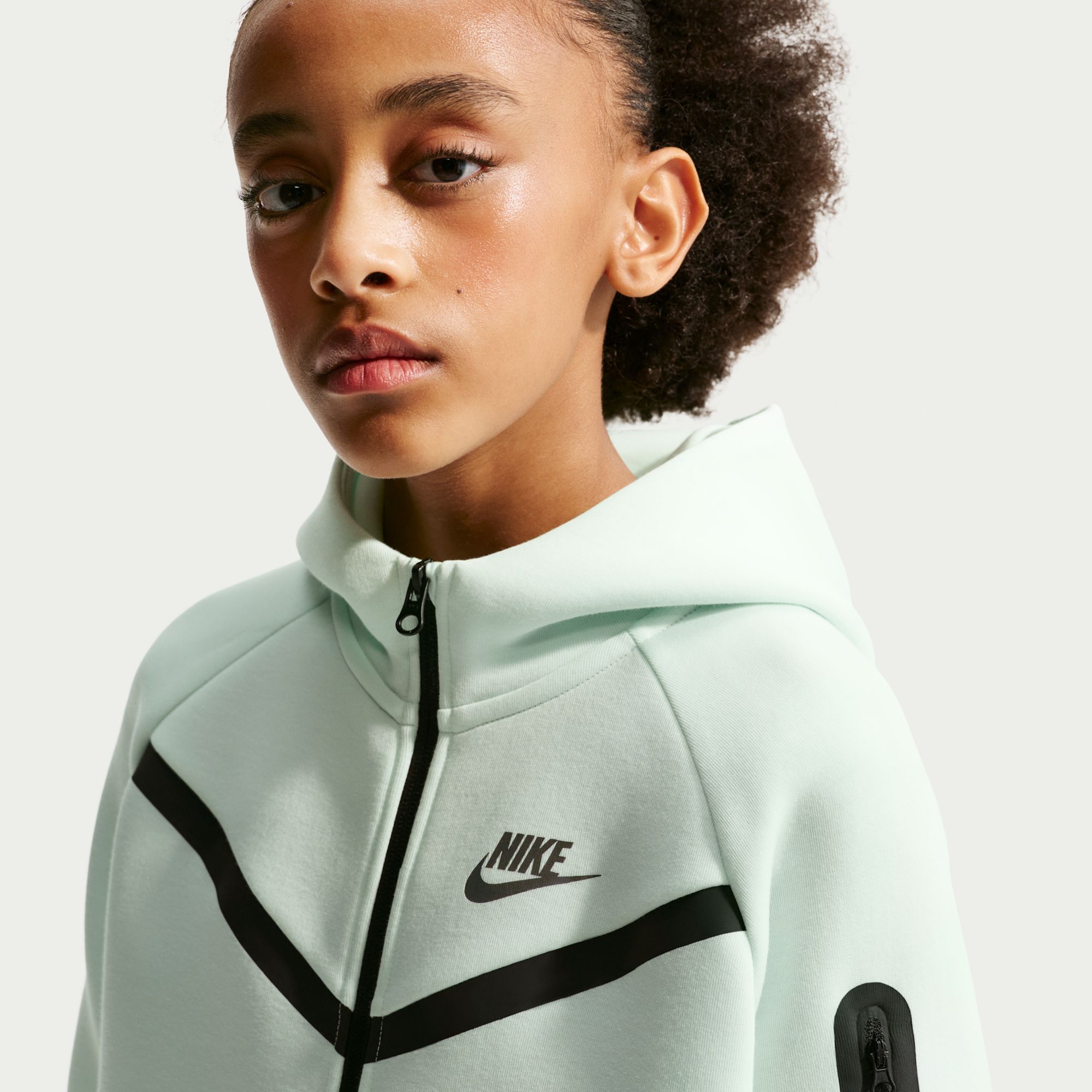 Nike Girls' Sportswear Tech Fleece Full-Zip Hoodie | Dick's