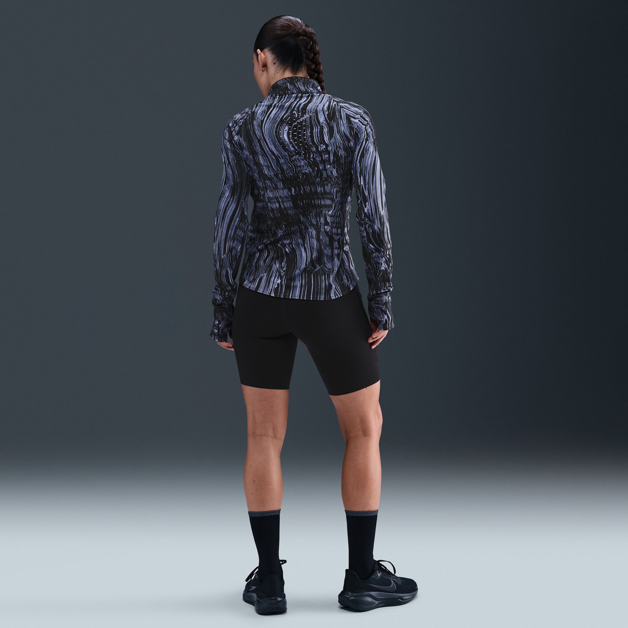 Nike Women's Swift Dri-FIT UV 1/2-Zip Printed Running Top product image