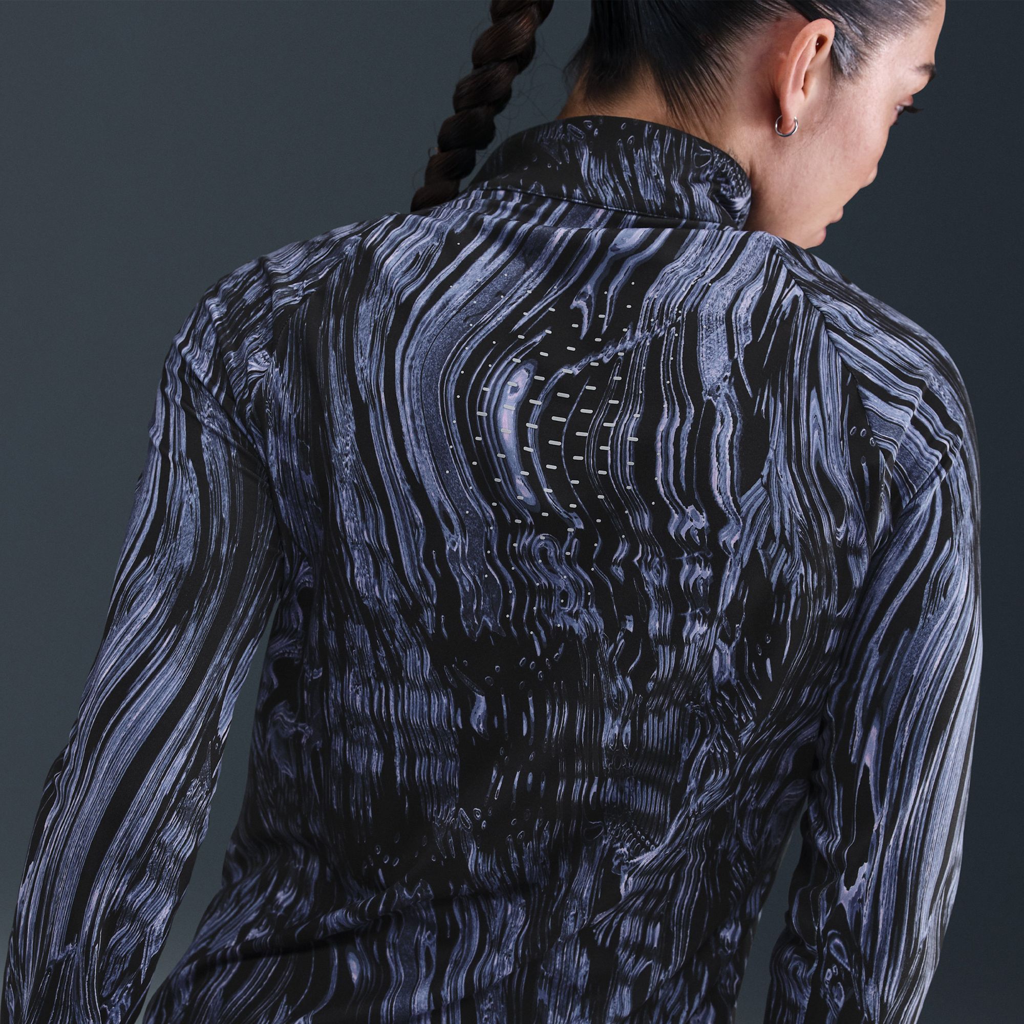 Nike Women's Swift Dri-FIT UV 1/2-Zip Printed Running Top product image