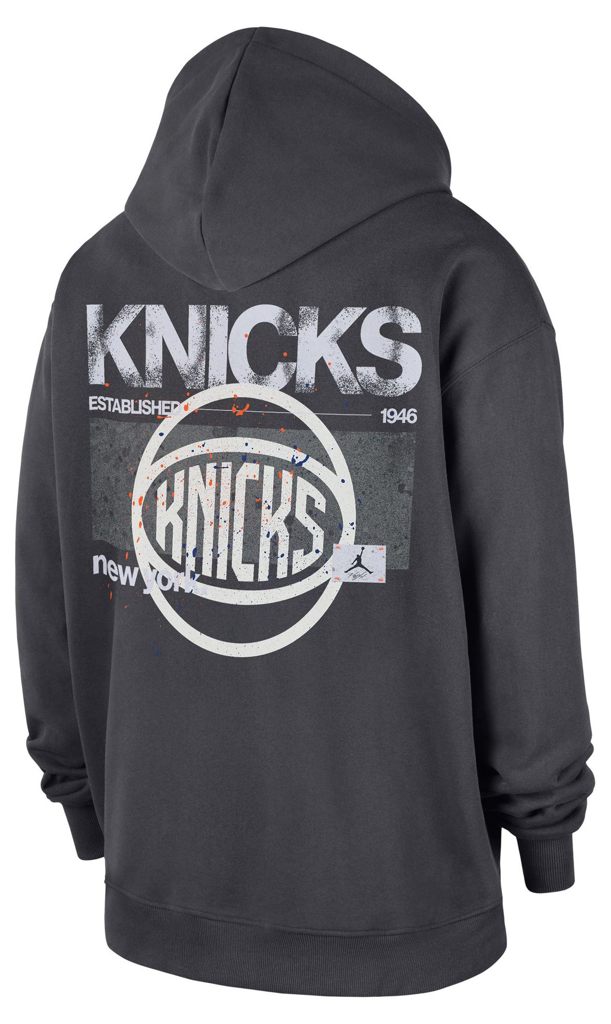 Jordan Men's New York Knicks Gray Statement Hoodie product image