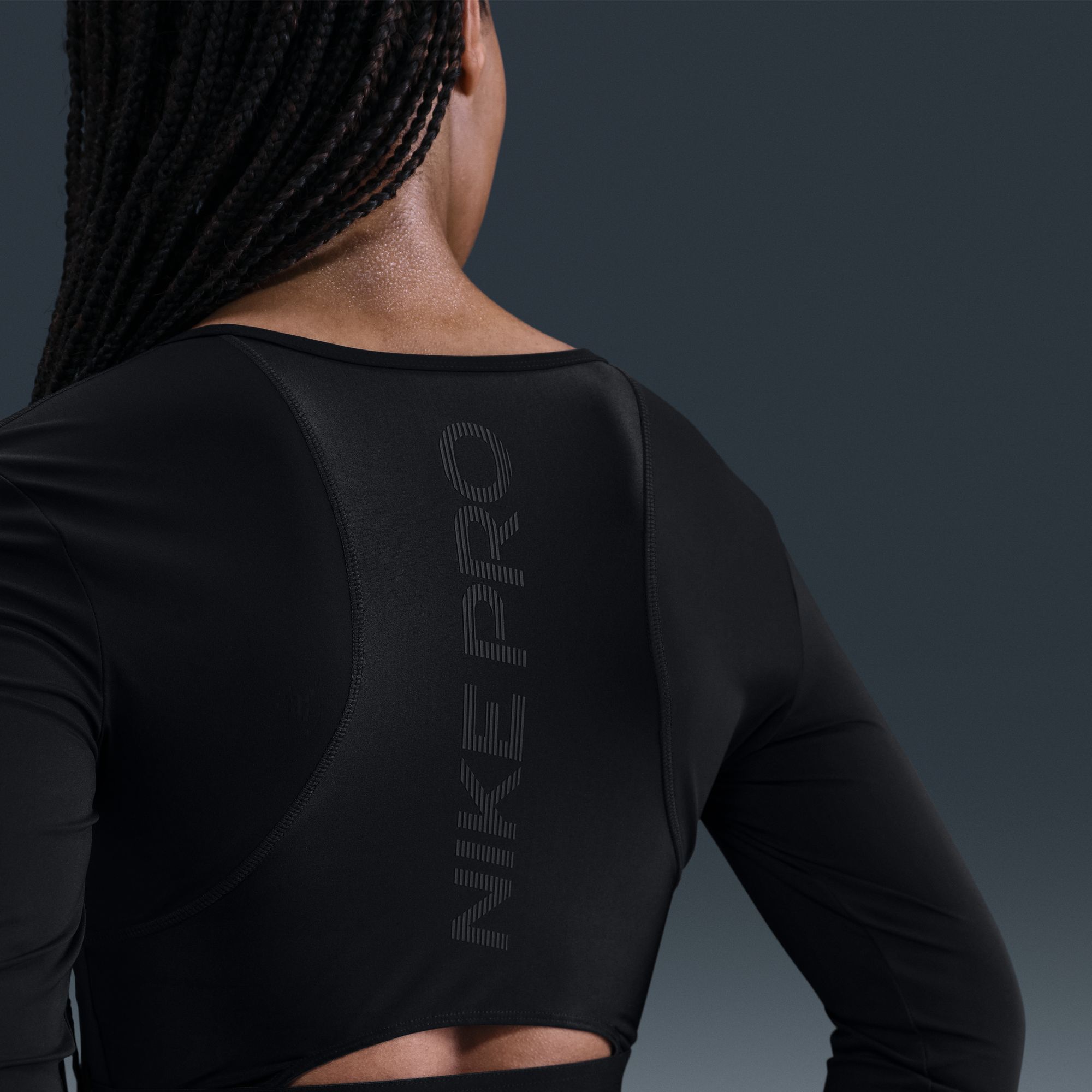 Nike Women's Pro Dri-FIT Cropped Long-Sleeve Top product image
