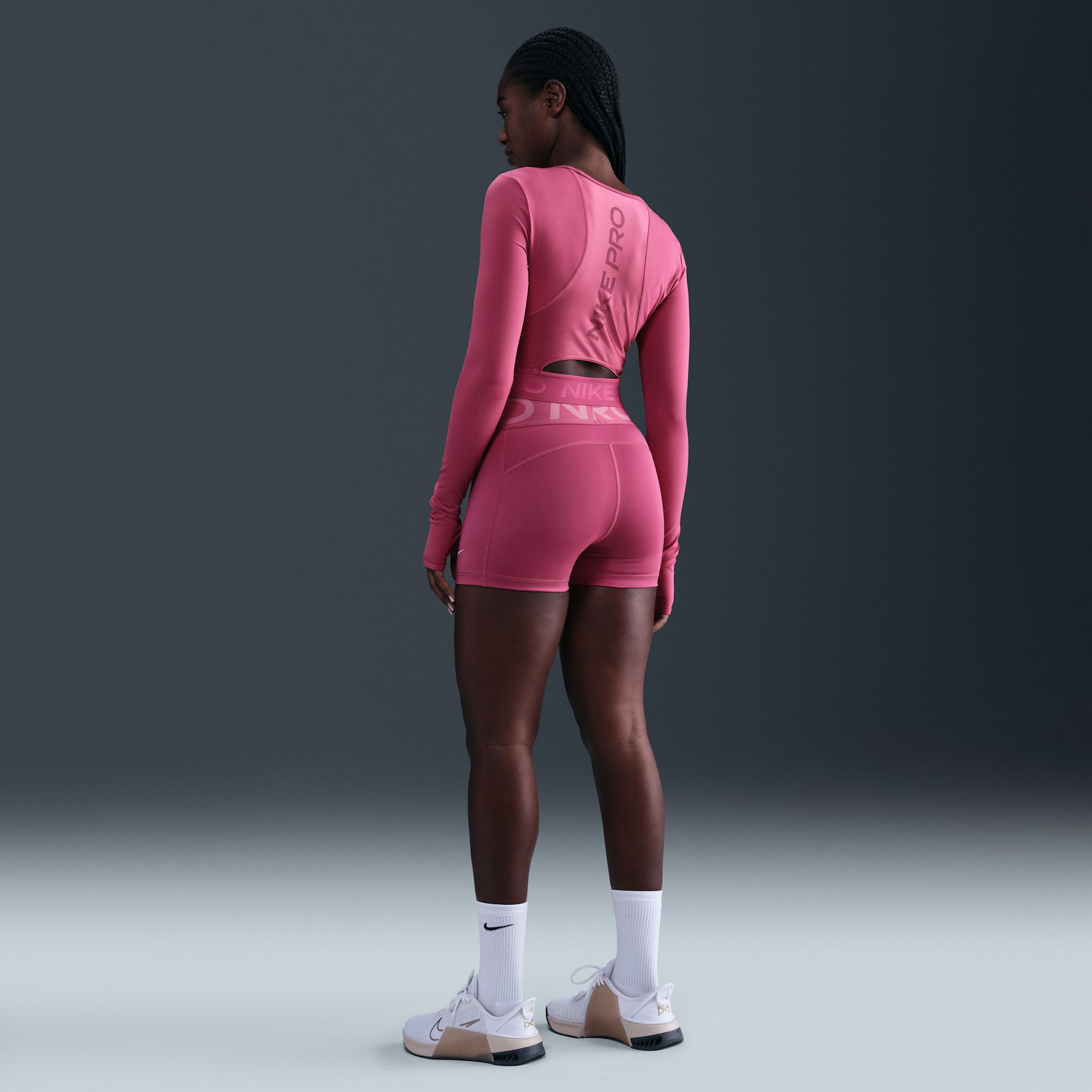 Nike Women's Pro Dri-FIT Cropped Long-Sleeve Top product image