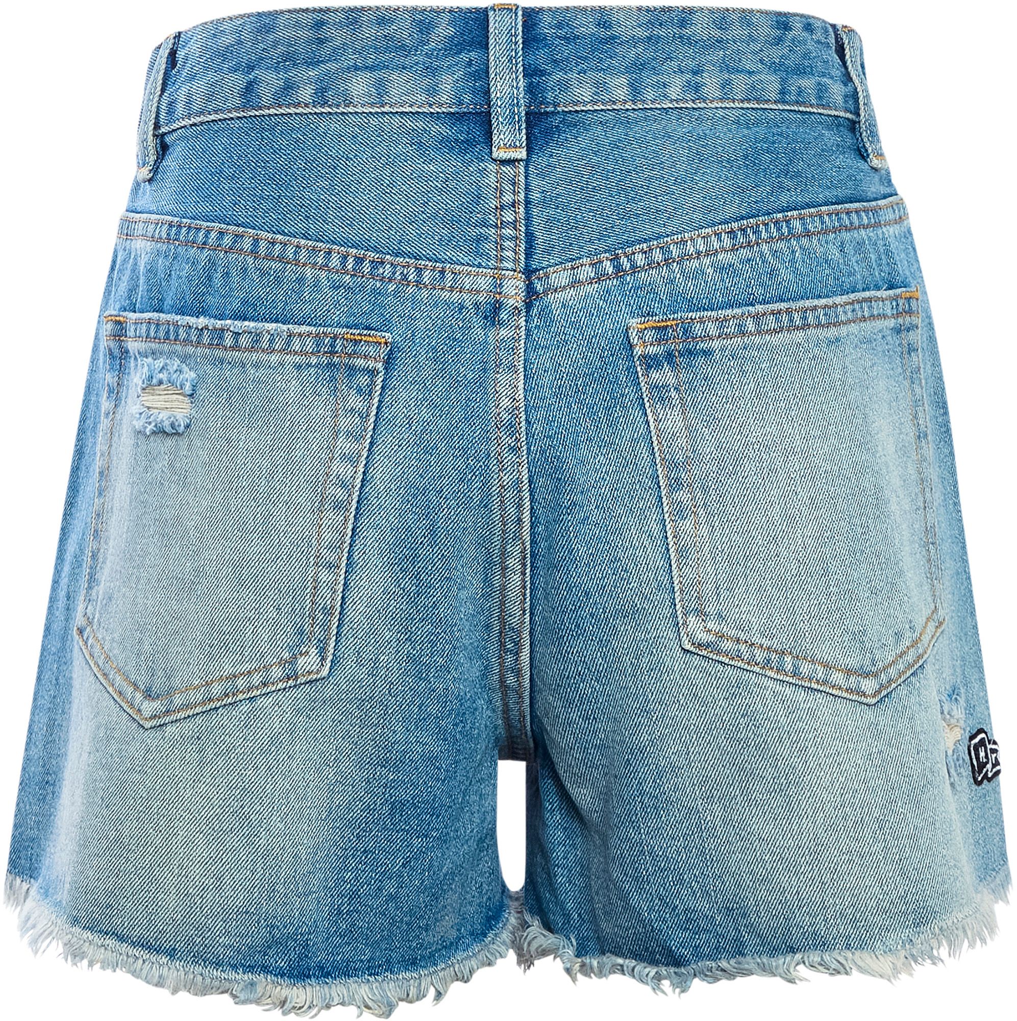 Hype and Vice Women's Light Blue High Waisted Denim Shorts product image