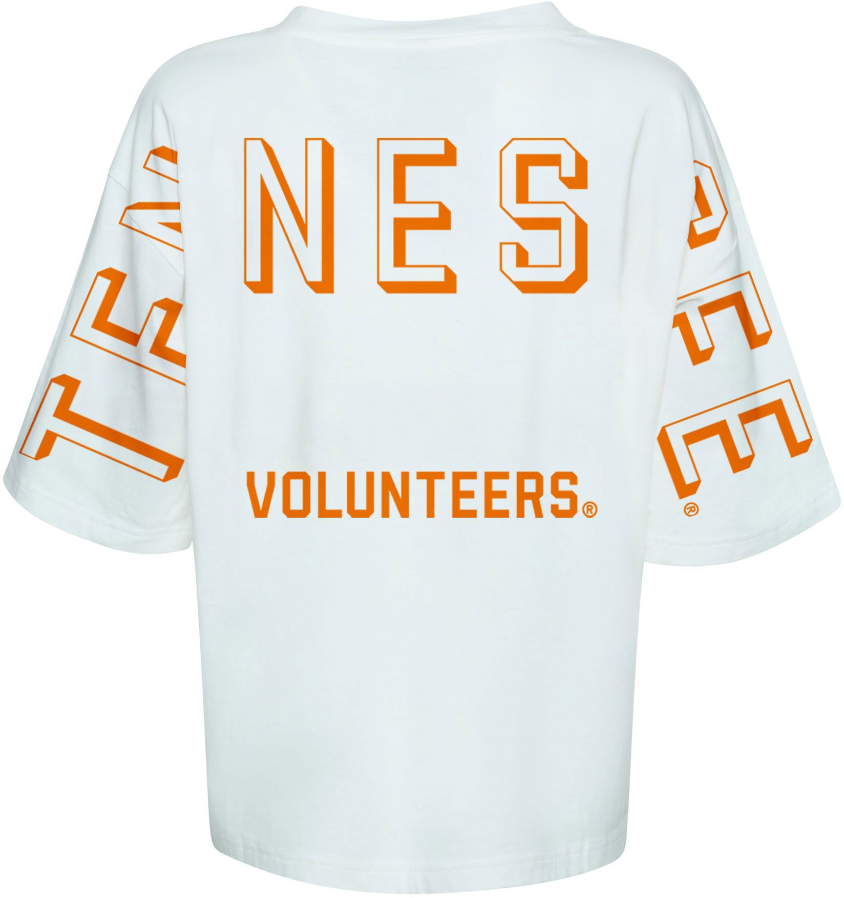 Hype and Vice Women's Tennessee Volunteers White Football T-Shirt product image