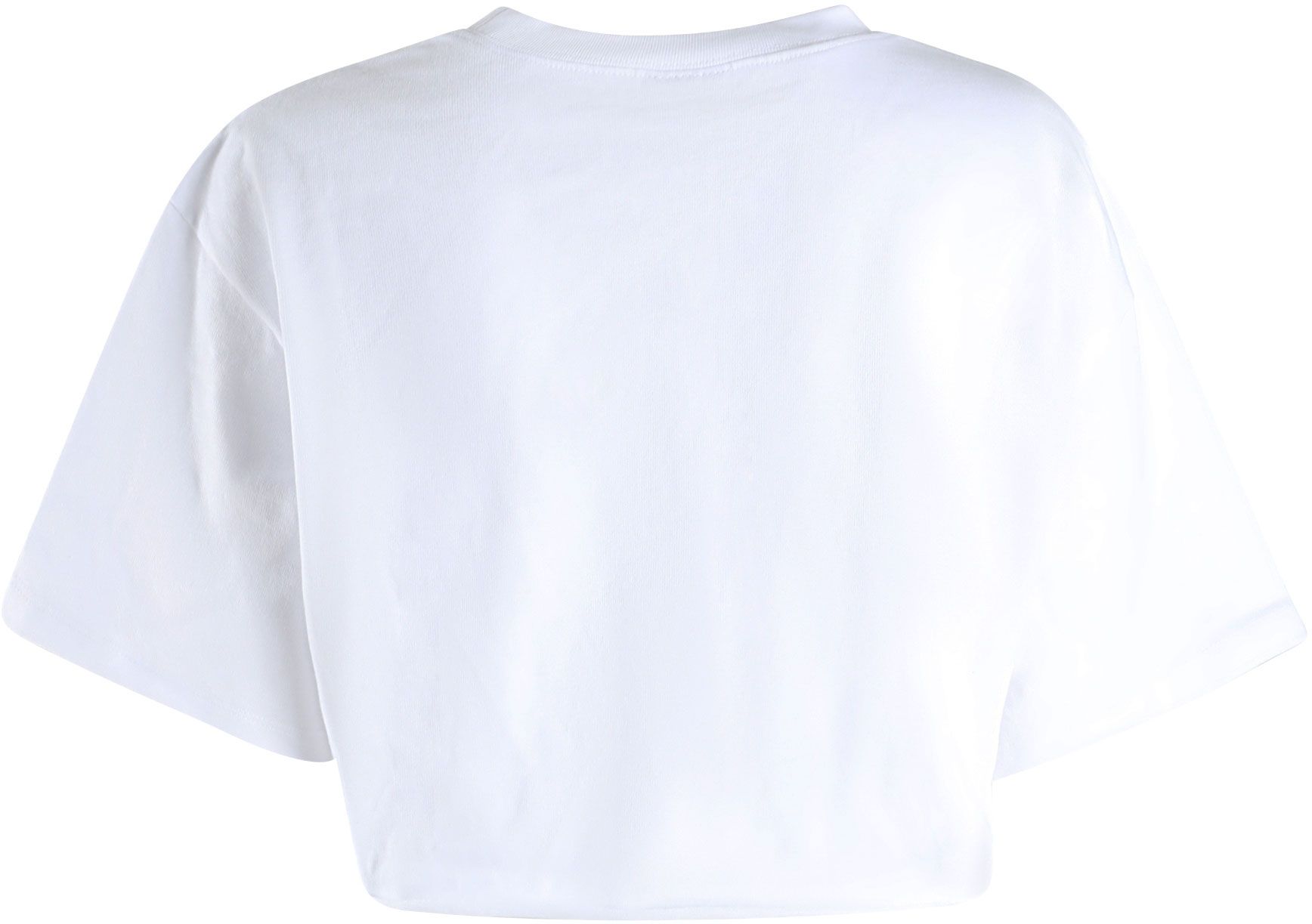 Hype and Vice Women's Miami Hurricanes White Track Top T-Shirt product image