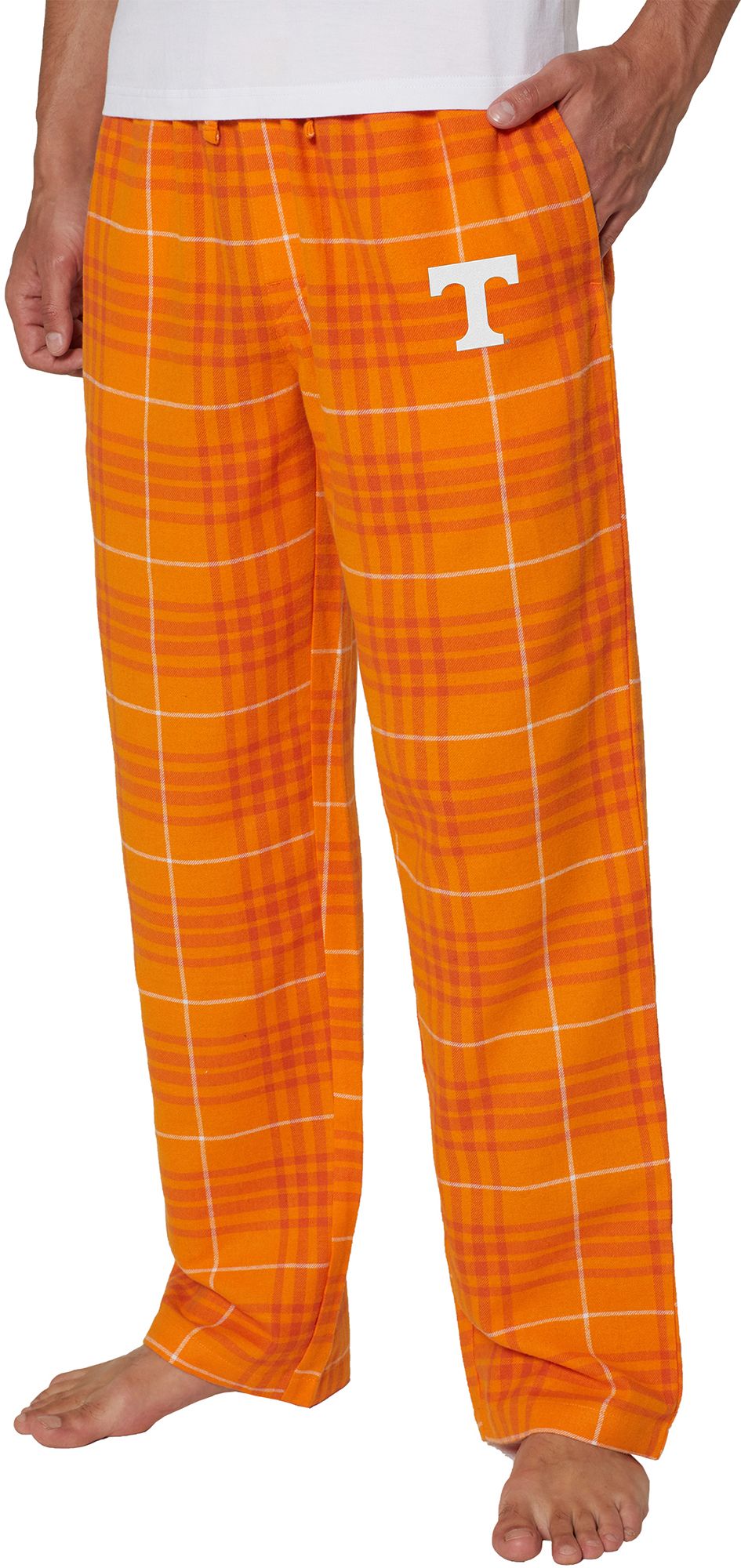 College Concepts Men's Tennessee Volunteers Tennessee Orange Concord Flannel Pants