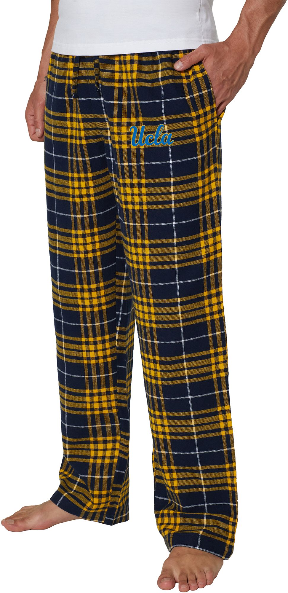 College Concepts Men's UCLA Bruins True Blue Concord Flannel Pants