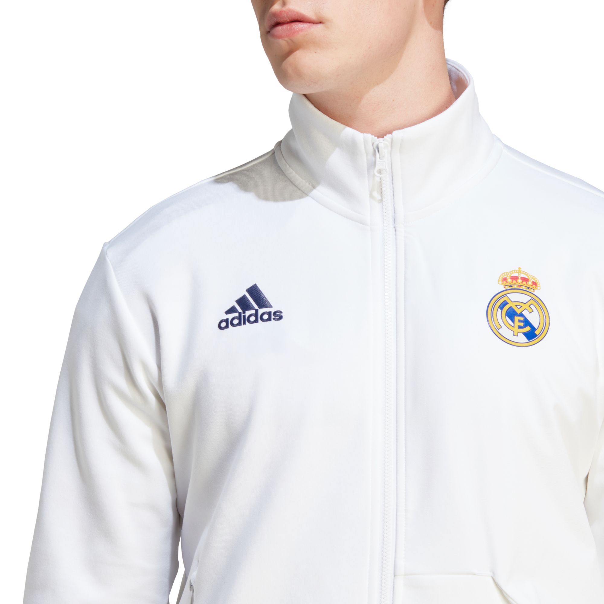 adidas Real Madrid White Anthem Jacket product image
