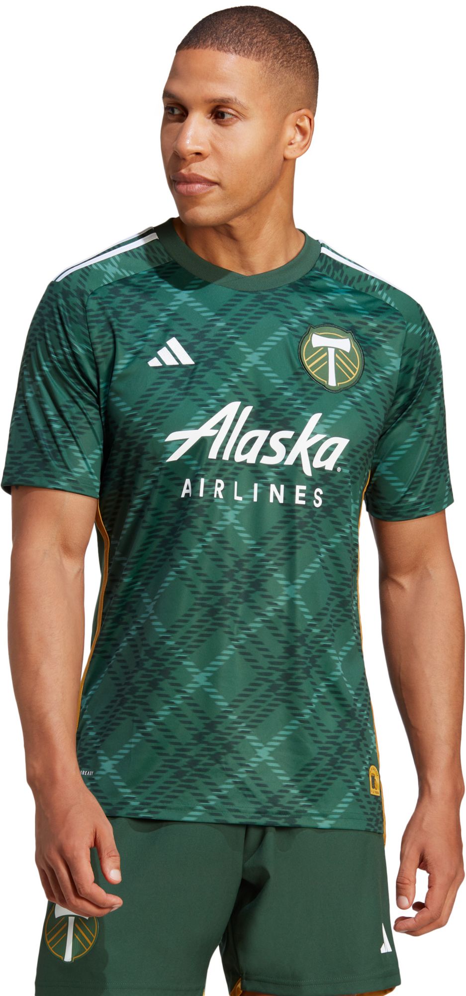 adidas Portland Timbers 2023 Primary Replica "Portland Plaid" Jersey